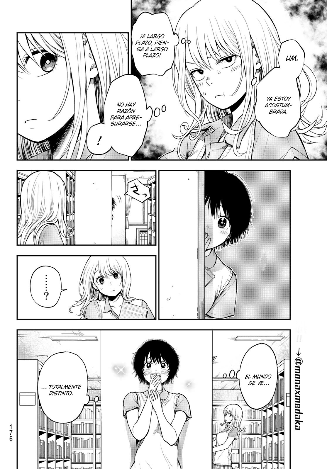 Kuroiwa Medaka Ni Watashi No Kawaii Ga Tsuujinai Capitulo 5: Ese tipo y la biblioteca. página 7