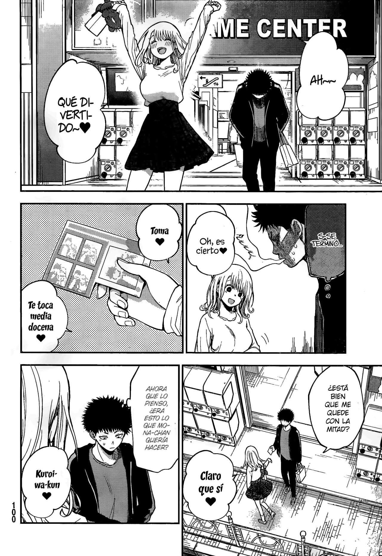 Kuroiwa Medaka Ni Watashi No Kawaii Ga Tsuujinai Capitulo 50: Ese Tipo y la Funda de Teléfono página 9