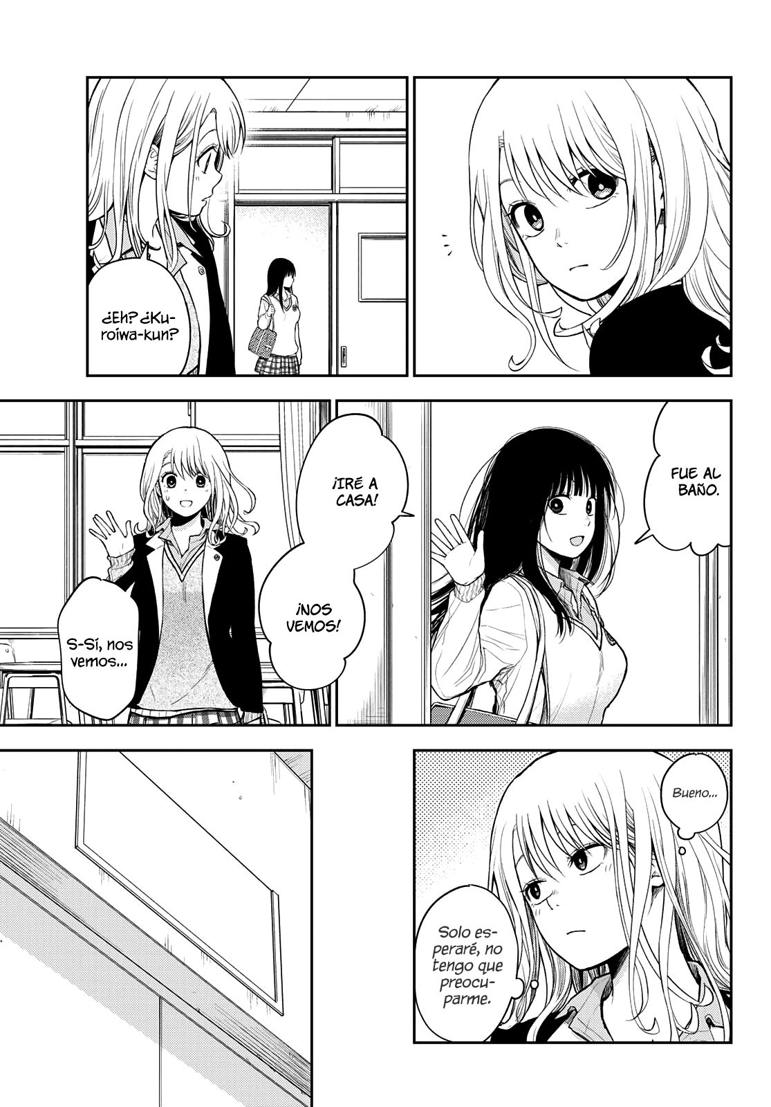 Kuroiwa Medaka Ni Watashi No Kawaii Ga Tsuujinai Capitulo 53: Reunión secreta con ese tipo y Asahi. página 8