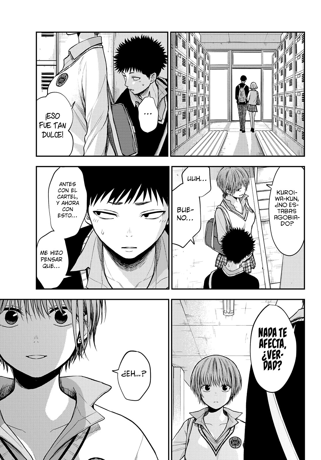 Kuroiwa Medaka Ni Watashi No Kawaii Ga Tsuujinai Capitulo 57: Ese tipo y una adulta. página 12