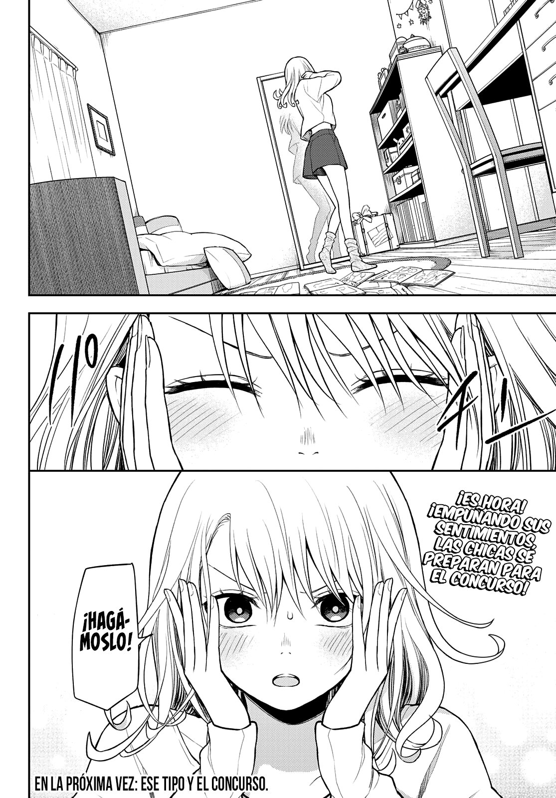 Kuroiwa Medaka Ni Watashi No Kawaii Ga Tsuujinai Capitulo 59: Ese tipo y la noche antes del concurso. página 16