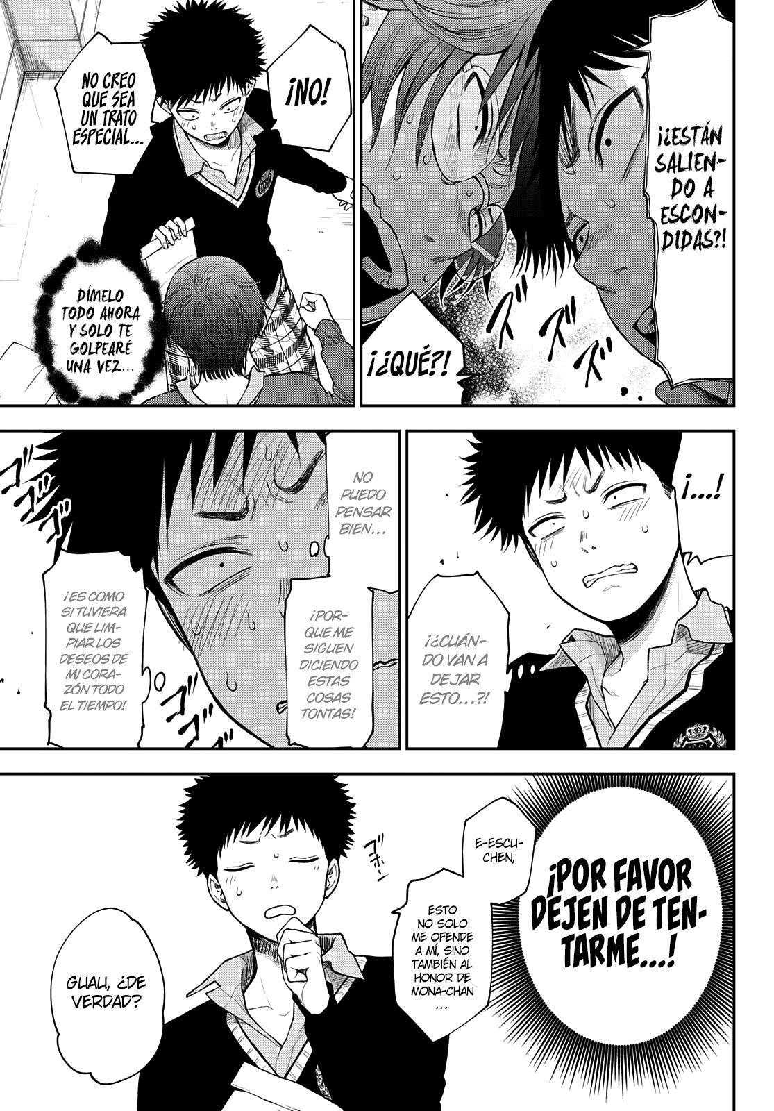 Kuroiwa Medaka Ni Watashi No Kawaii Ga Tsuujinai Capitulo 59: Ese tipo y la noche antes del concurso. página 7