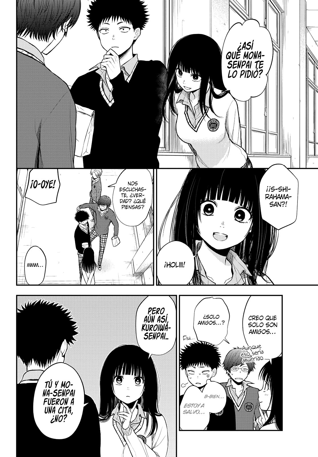 Kuroiwa Medaka Ni Watashi No Kawaii Ga Tsuujinai Capitulo 59: Ese tipo y la noche antes del concurso. página 8