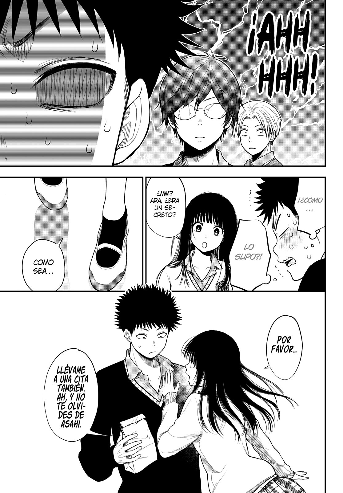 Kuroiwa Medaka Ni Watashi No Kawaii Ga Tsuujinai Capitulo 59: Ese tipo y la noche antes del concurso. página 9