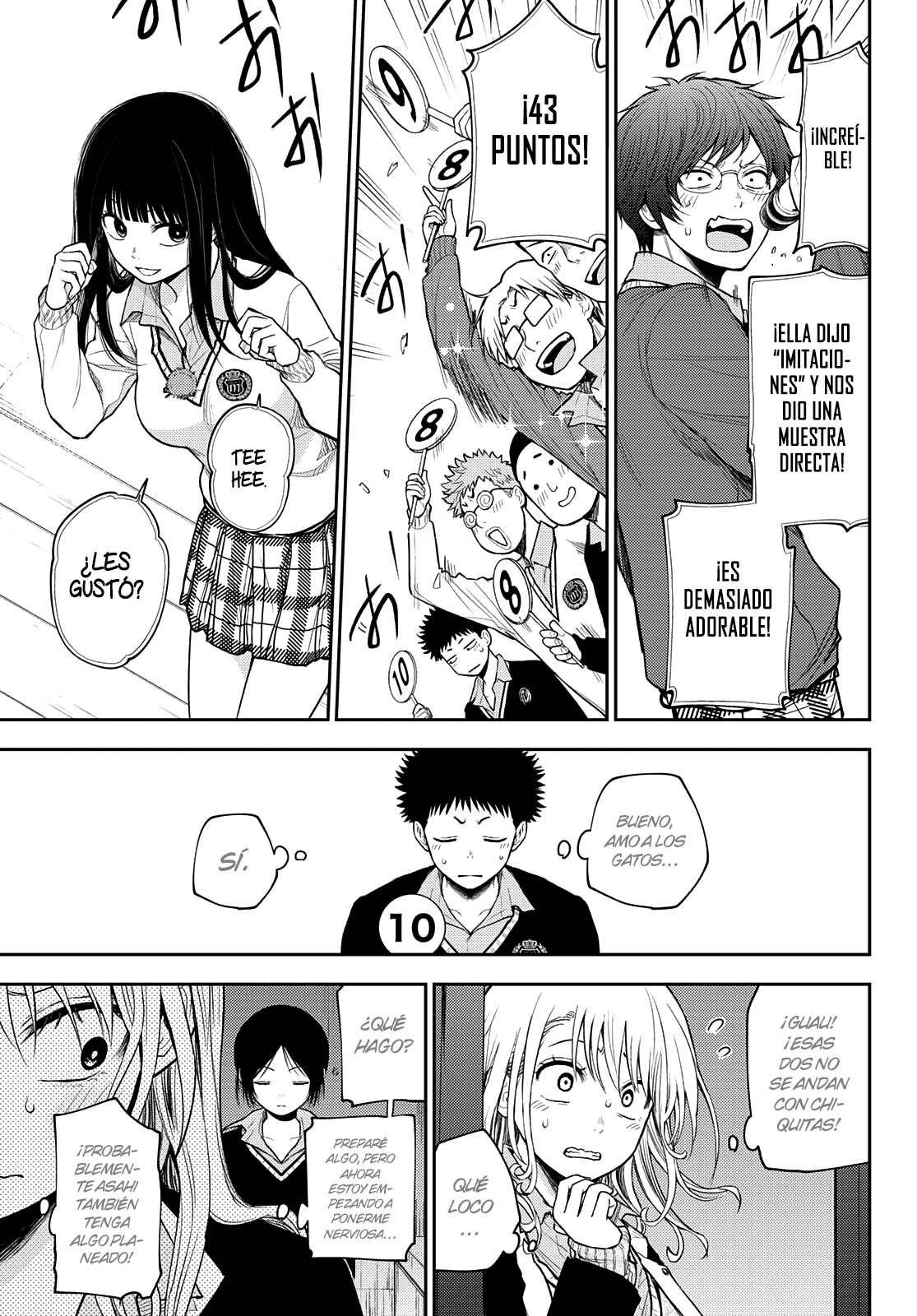 Kuroiwa Medaka Ni Watashi No Kawaii Ga Tsuujinai Capitulo 60: Ese tipo y el concurso. página 10