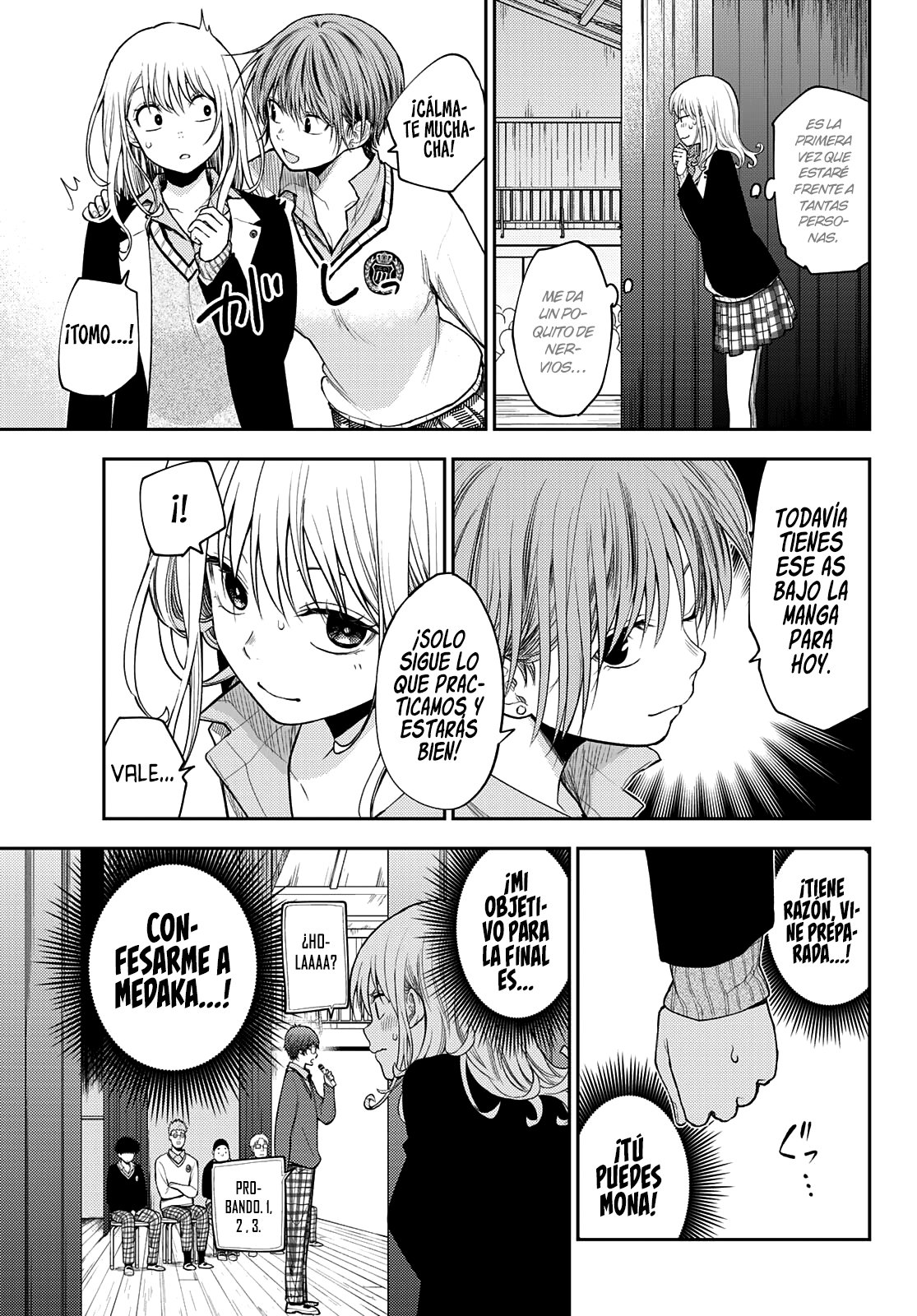 Kuroiwa Medaka Ni Watashi No Kawaii Ga Tsuujinai Capitulo 60: Ese tipo y el concurso. página 4