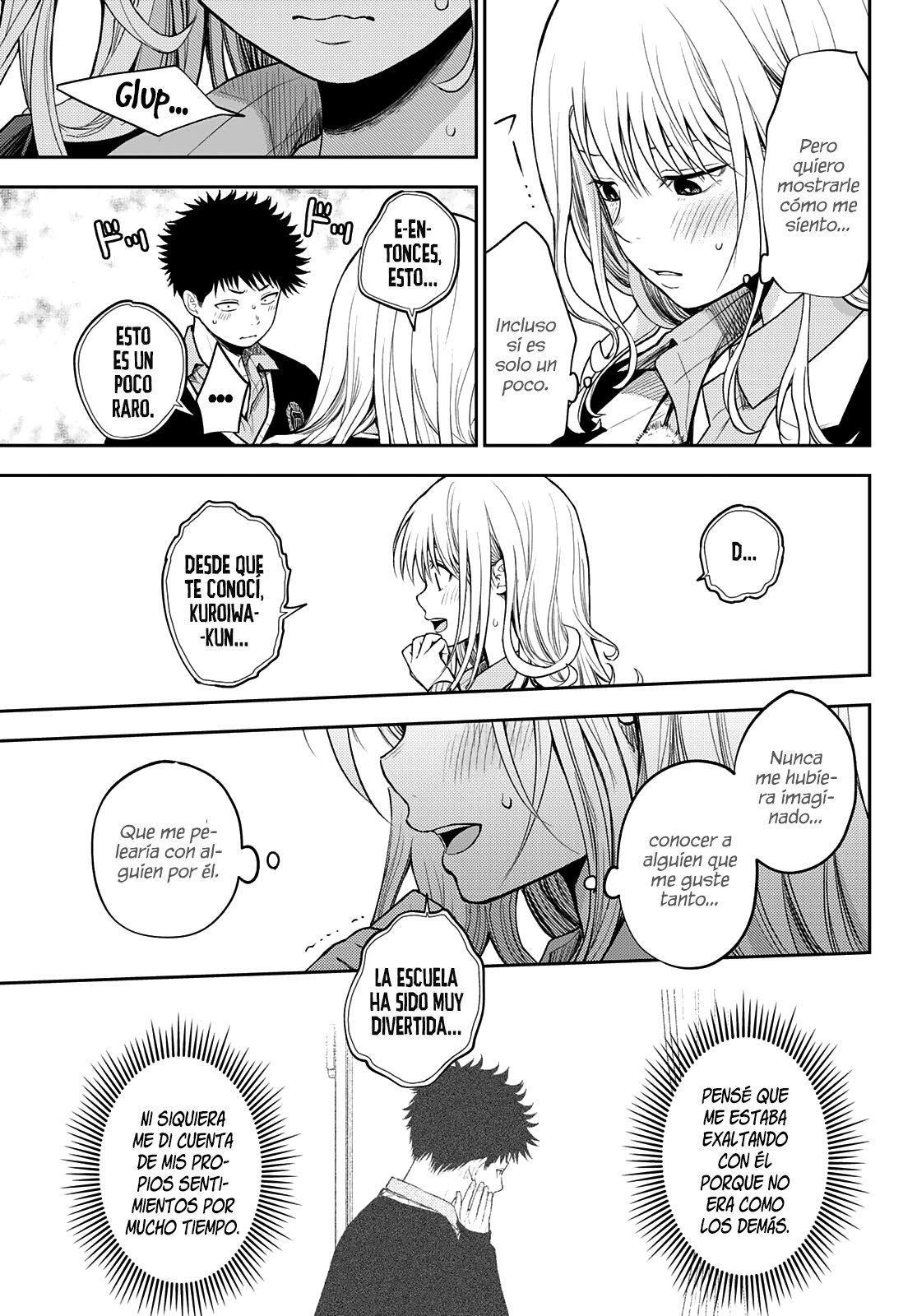 Kuroiwa Medaka Ni Watashi No Kawaii Ga Tsuujinai Capitulo 66: Ese tipo y la confesión. página 8