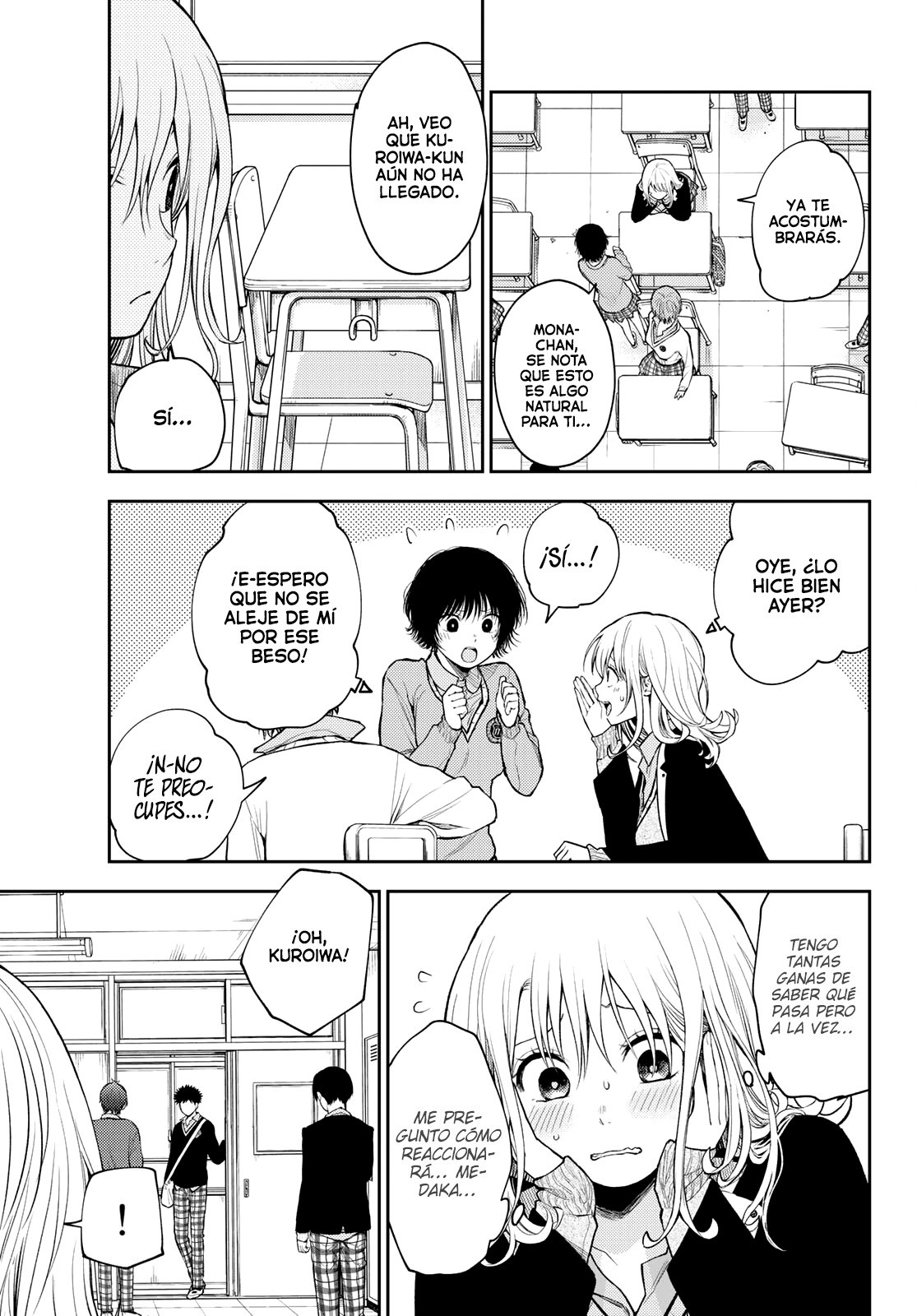 Kuroiwa Medaka Ni Watashi No Kawaii Ga Tsuujinai Capitulo 69: Ese tipo y el Cambio. página 4