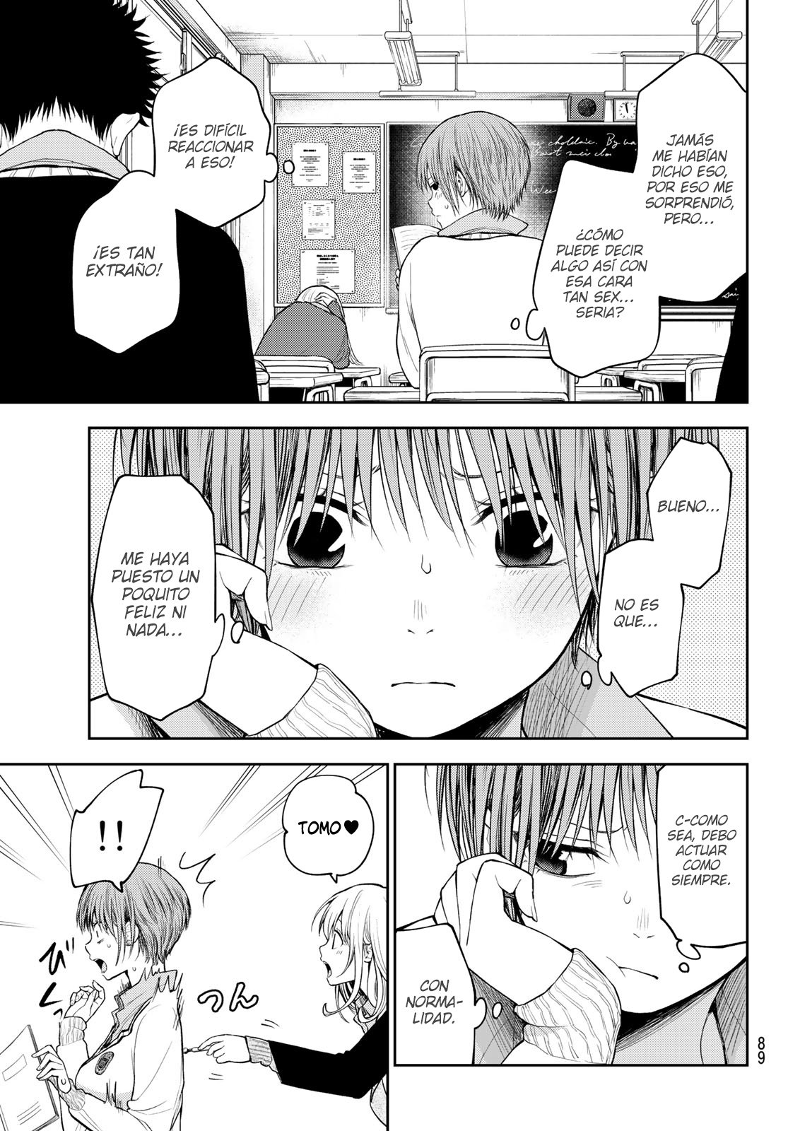 Kuroiwa Medaka Ni Watashi No Kawaii Ga Tsuujinai Capitulo 70: Ese tipo y el aguante. página 8