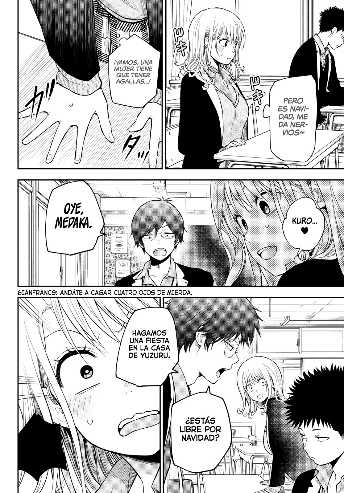 Kuroiwa Medaka Ni Watashi No Kawaii Ga Tsuujinai Capitulo 77: Ese tipo y la invitación. página 5
