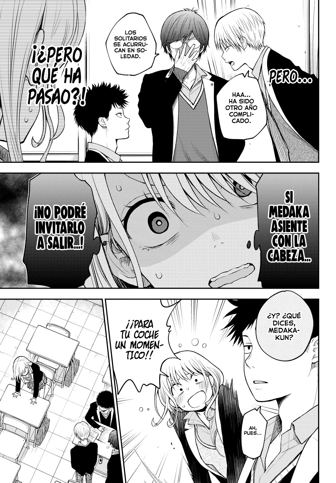 Kuroiwa Medaka Ni Watashi No Kawaii Ga Tsuujinai Capitulo 77: Ese tipo y la invitación. página 6
