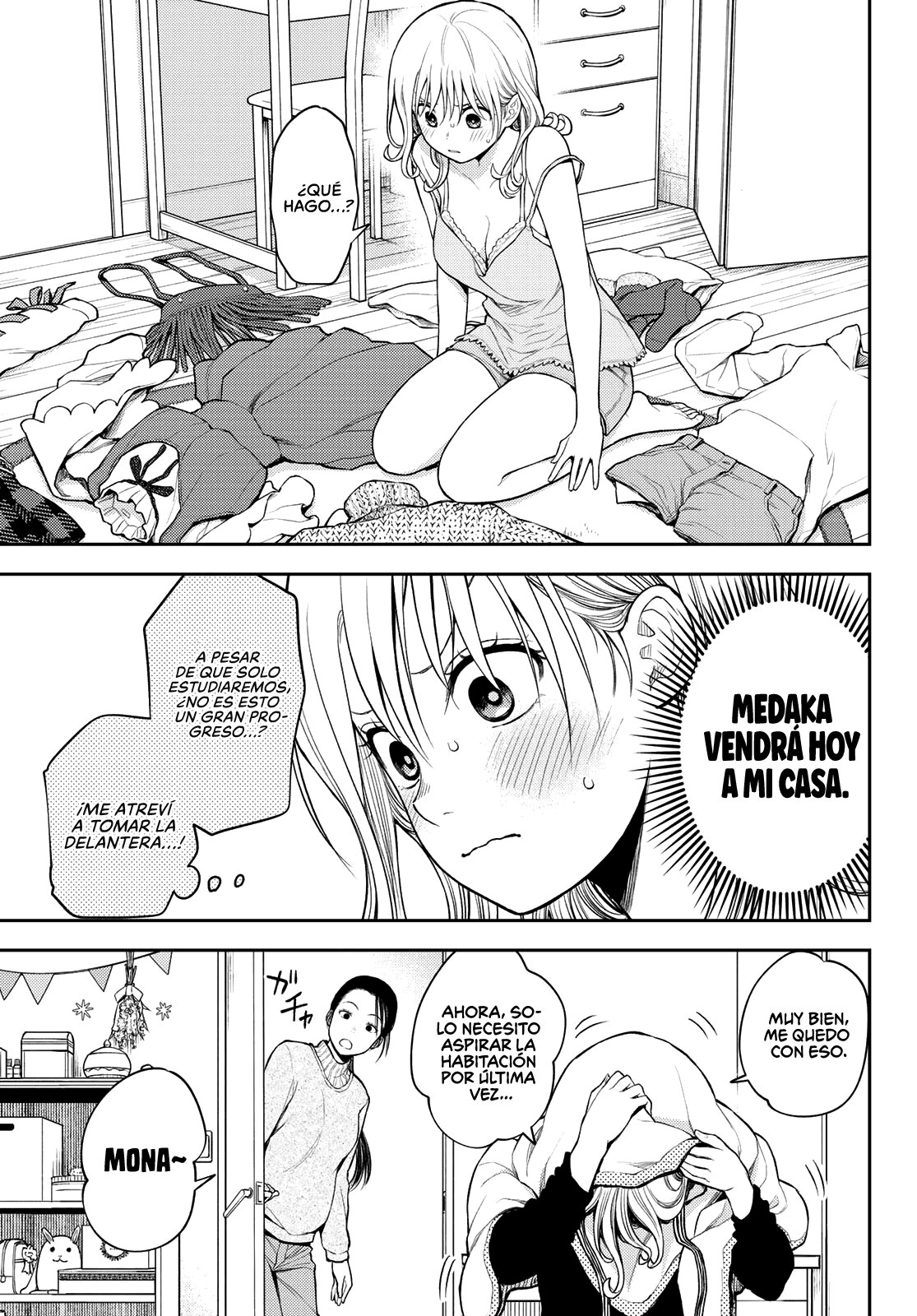 Kuroiwa Medaka Ni Watashi No Kawaii Ga Tsuujinai Capitulo 78: Ese tipo y las malas notas. página 12