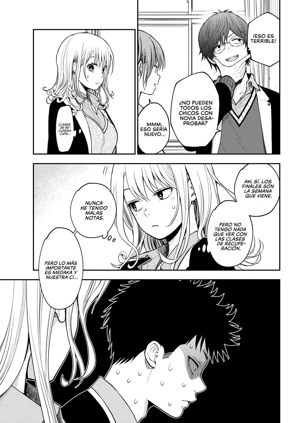Kuroiwa Medaka Ni Watashi No Kawaii Ga Tsuujinai Capitulo 78: Ese tipo y las malas notas. página 4