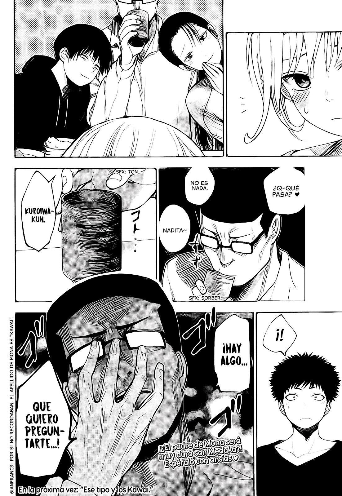 Kuroiwa Medaka Ni Watashi No Kawaii Ga Tsuujinai Capitulo 81: Ese tipo y la invitación. página 15