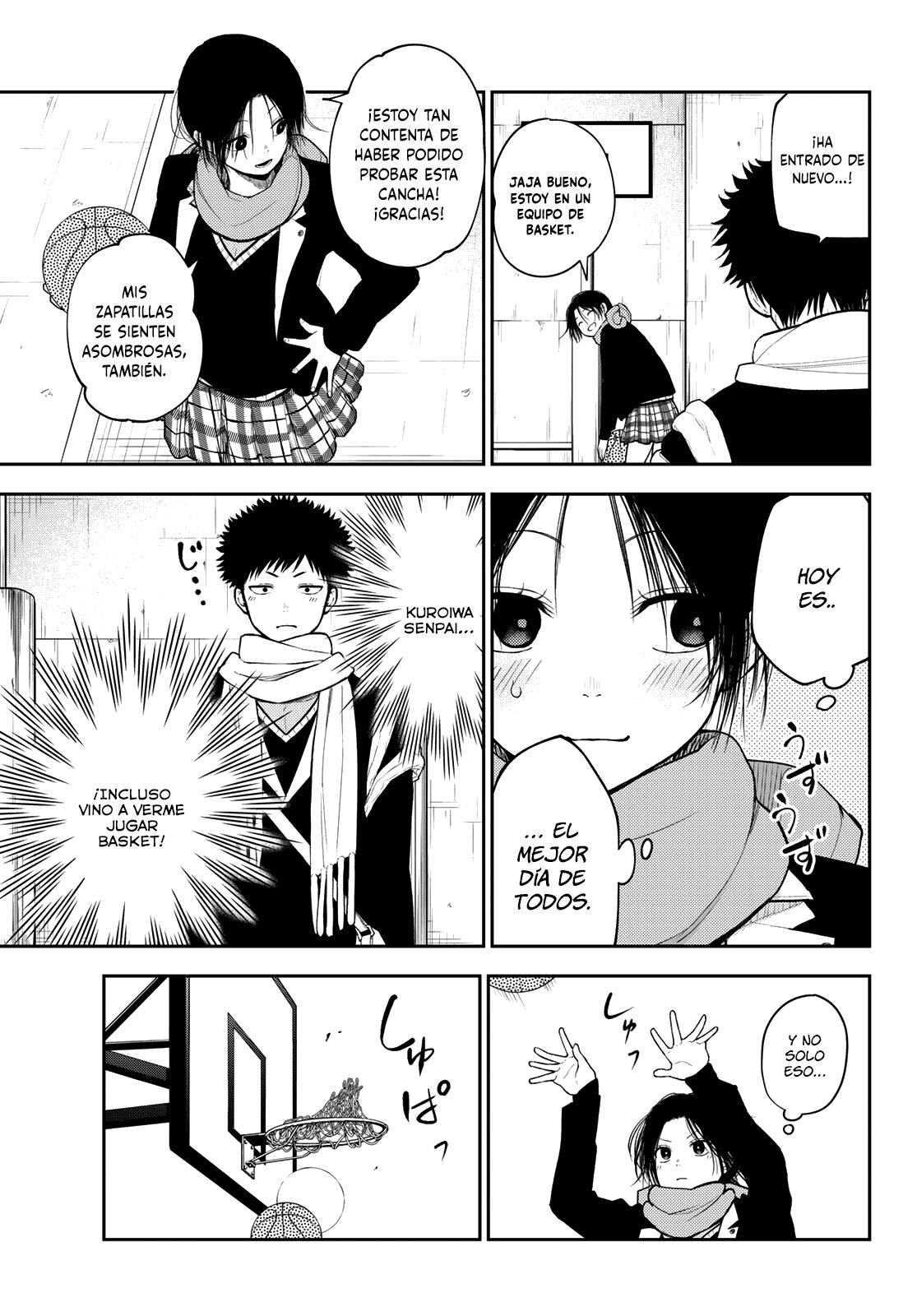 Kuroiwa Medaka Ni Watashi No Kawaii Ga Tsuujinai Capitulo 87: Baloncesto con ese tipo. página 4