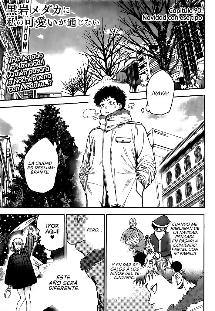 Kuroiwa Medaka Ni Watashi No Kawaii Ga Tsuujinai Capitulo 90: Navidad con ese tipo. página 2