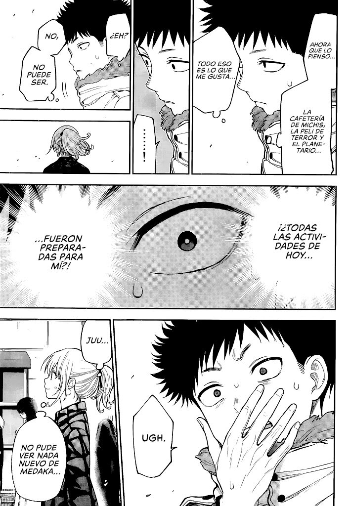 Kuroiwa Medaka Ni Watashi No Kawaii Ga Tsuujinai Capitulo 92: Ese tipo y el asiento de parejas. página 14