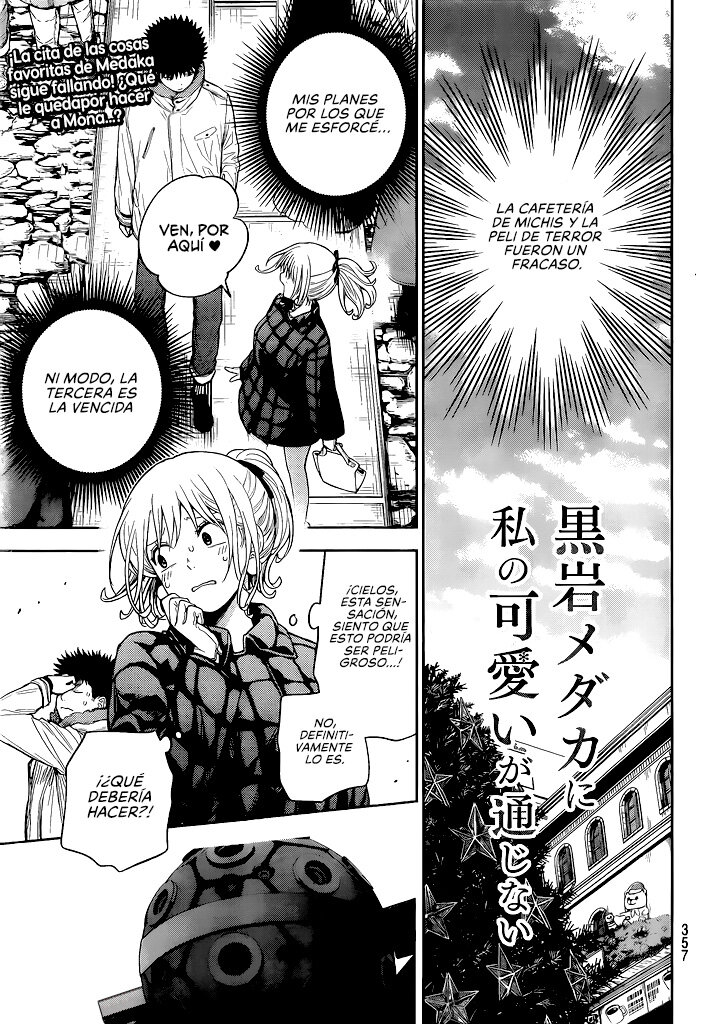 Kuroiwa Medaka Ni Watashi No Kawaii Ga Tsuujinai Capitulo 92: Ese tipo y el asiento de parejas. página 2