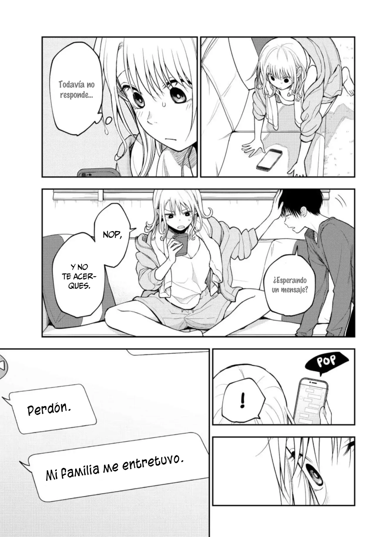 Kuroiwa Medaka Ni Watashi No Kawaii Ga Tsuujinai Capitulo 97: Ese tipo y el mensaje página 10