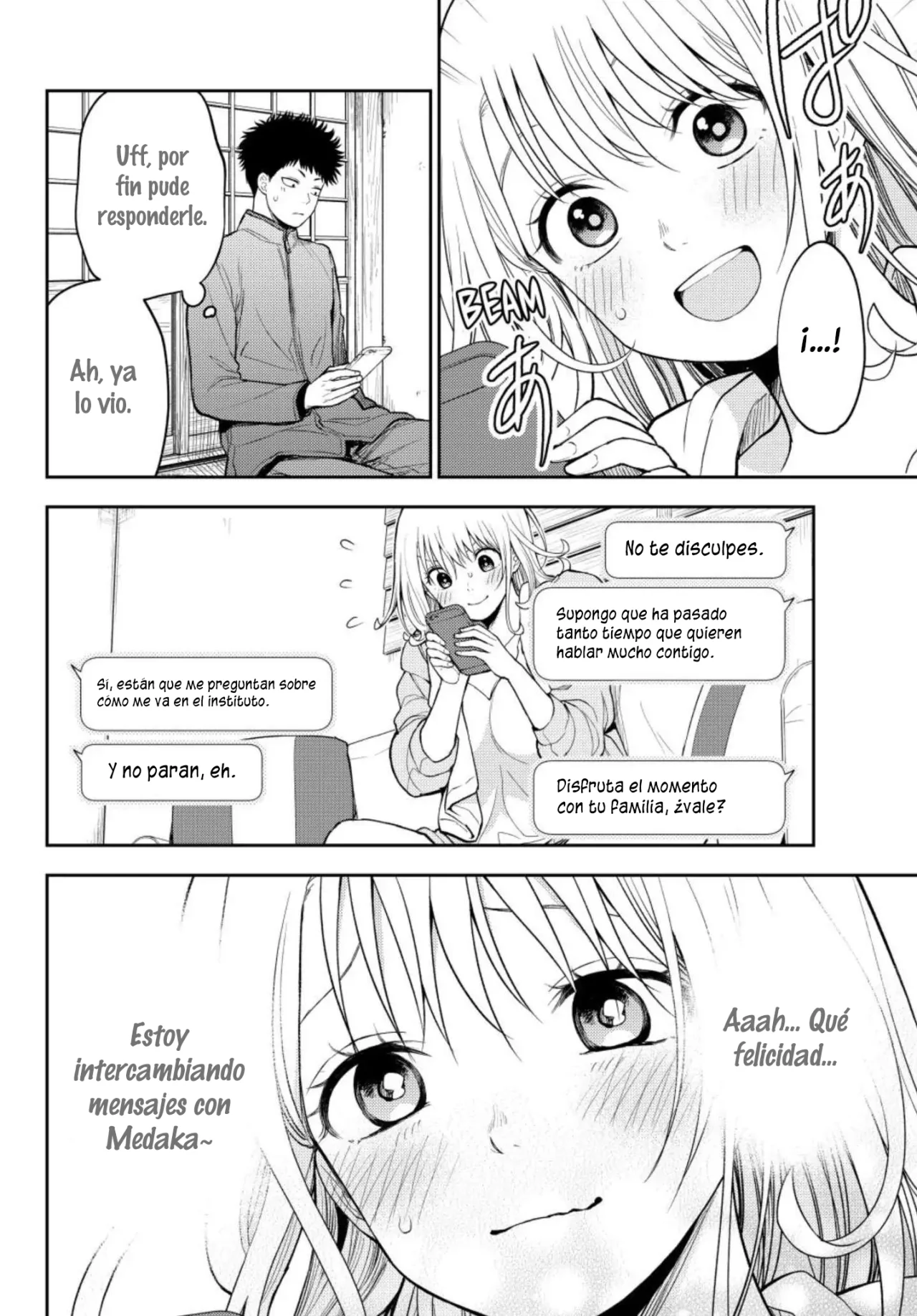 Kuroiwa Medaka Ni Watashi No Kawaii Ga Tsuujinai Capitulo 97: Ese tipo y el mensaje página 11