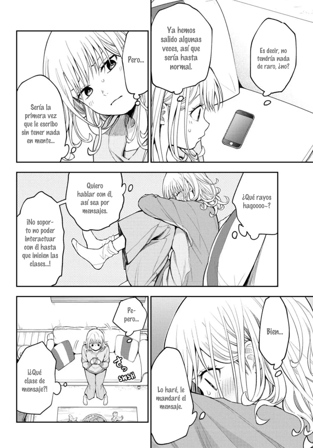 Kuroiwa Medaka Ni Watashi No Kawaii Ga Tsuujinai Capitulo 97: Ese tipo y el mensaje página 3