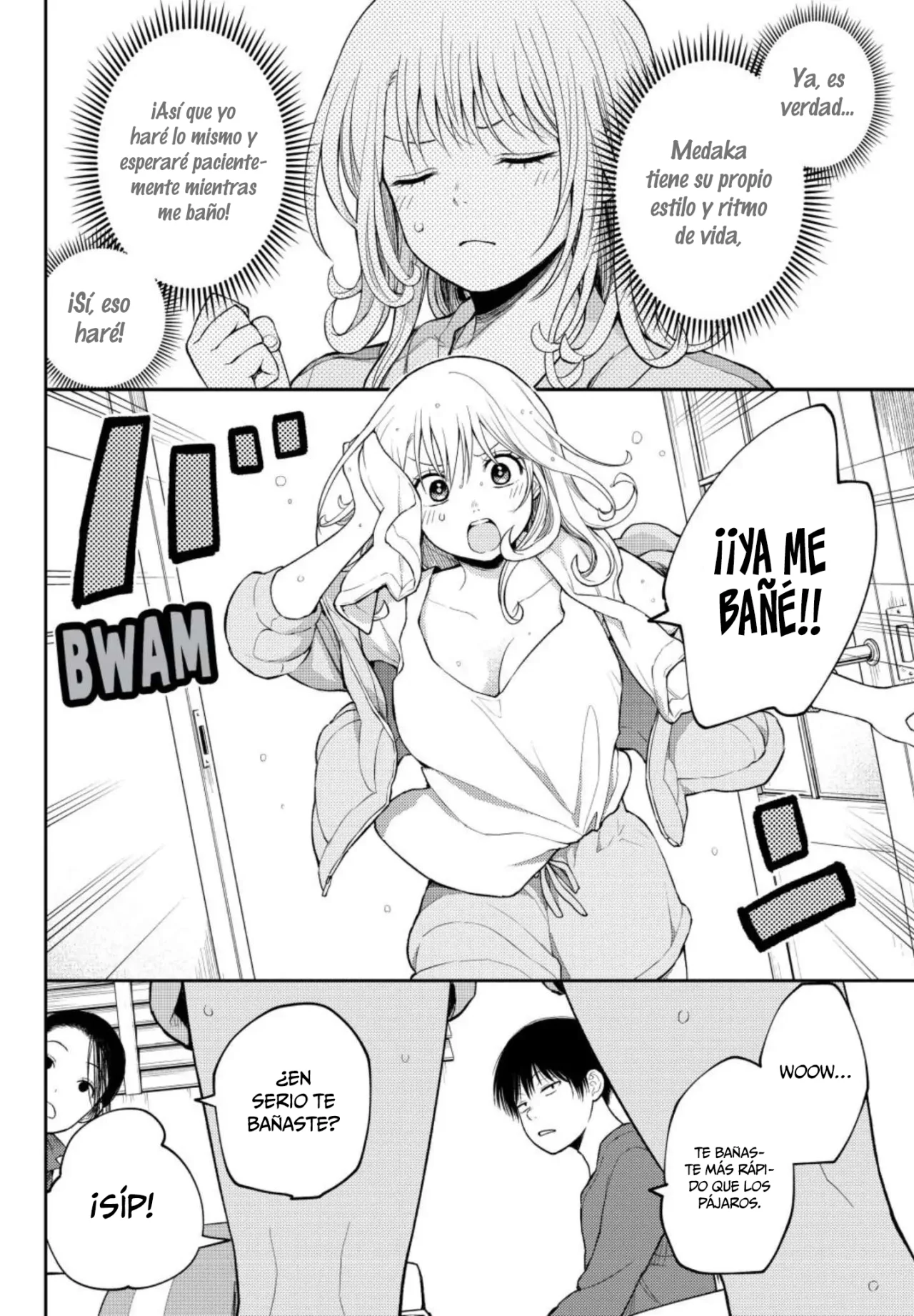 Kuroiwa Medaka Ni Watashi No Kawaii Ga Tsuujinai Capitulo 97: Ese tipo y el mensaje página 9