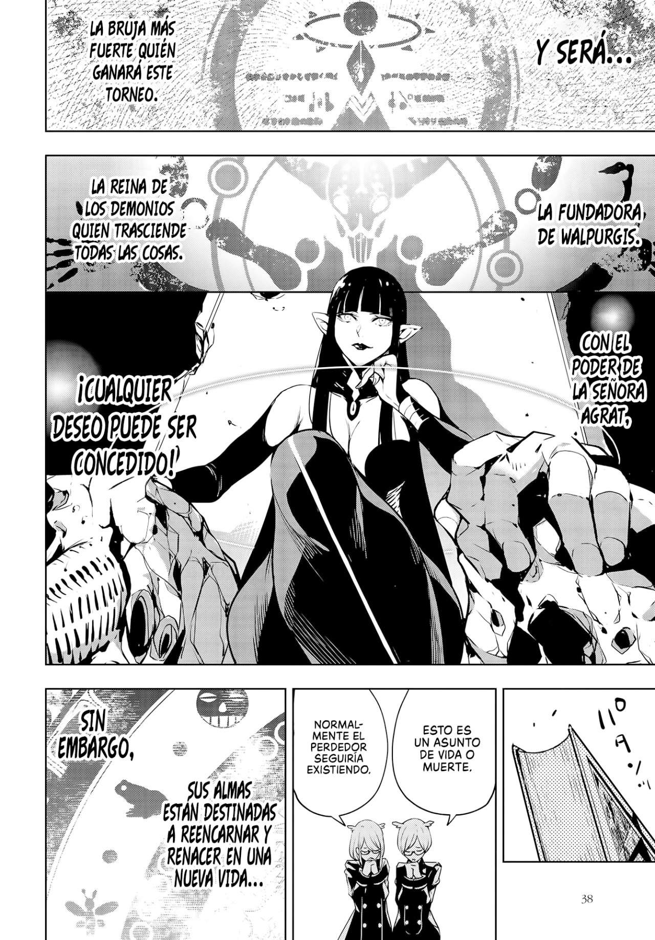Majo Taisen - The War of Greedy Witches Capitulo 1: El baño de sangre de las mil noches página 35