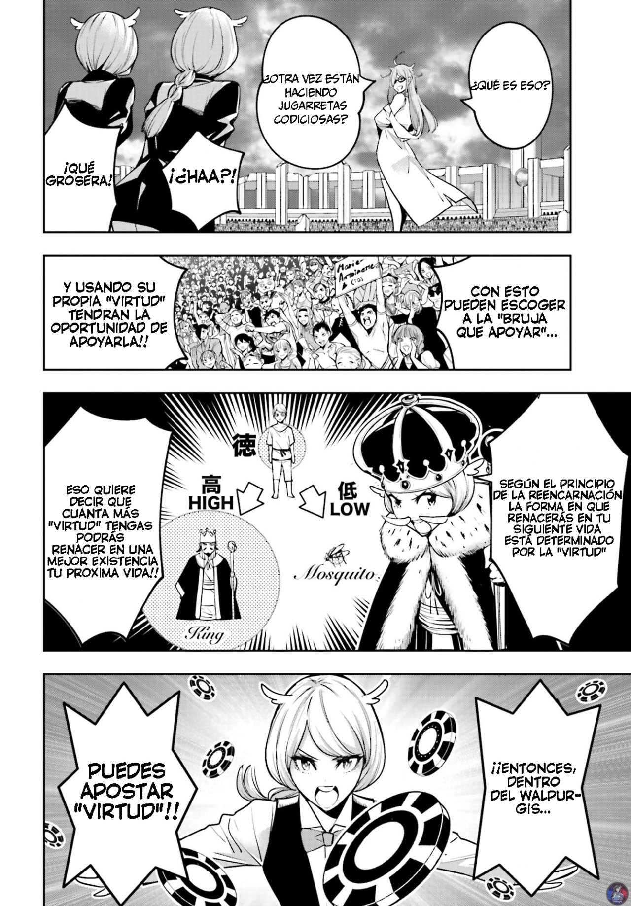 Majo Taisen - The War of Greedy Witches Capitulo 12: El Rango De Las Brujas página 23