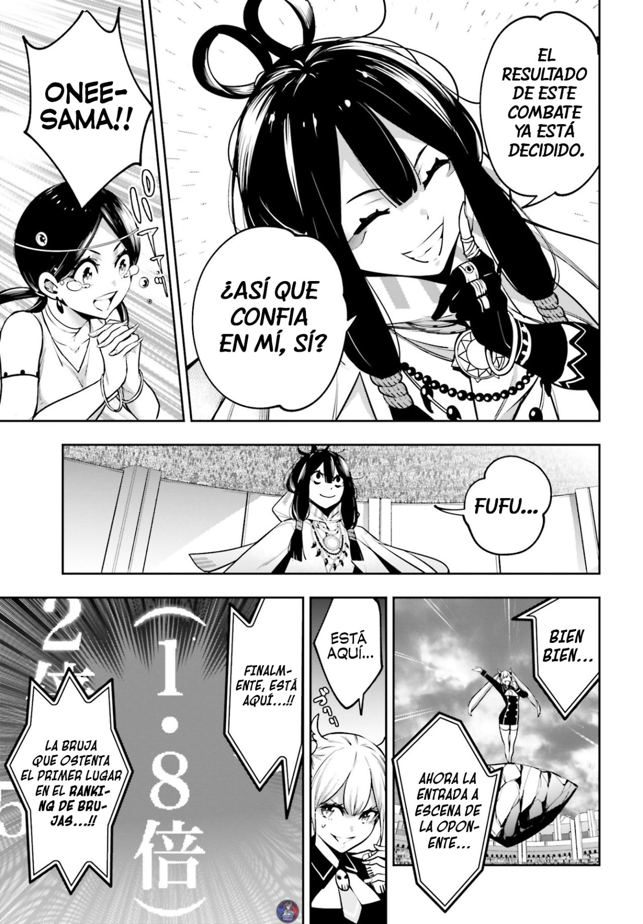 Majo Taisen - The War of Greedy Witches Capitulo 13: La Bruja y El Amor página 8