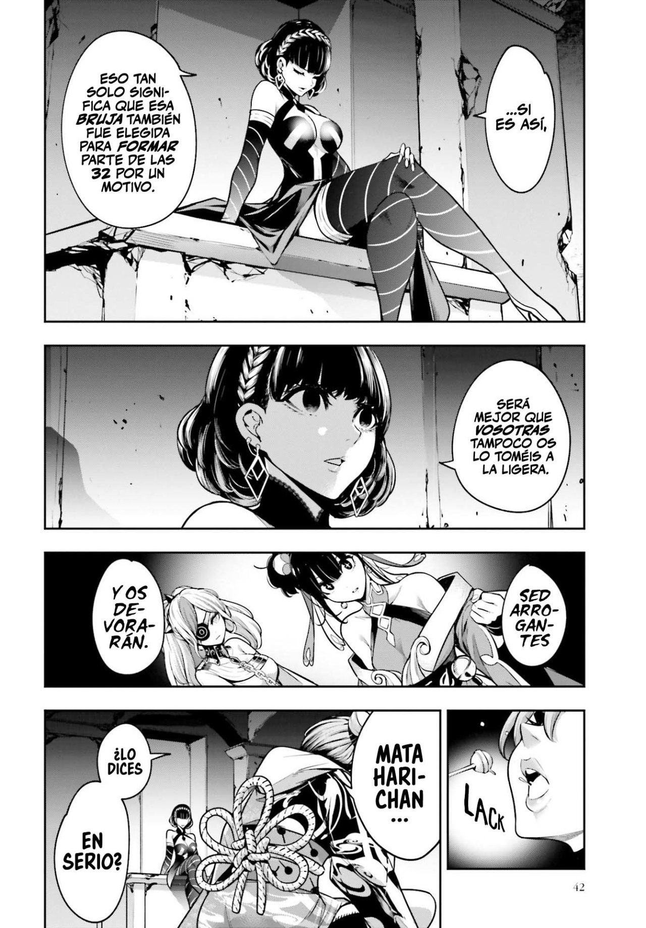 Majo Taisen - The War of Greedy Witches Capitulo 20: El noble orgullo página 40