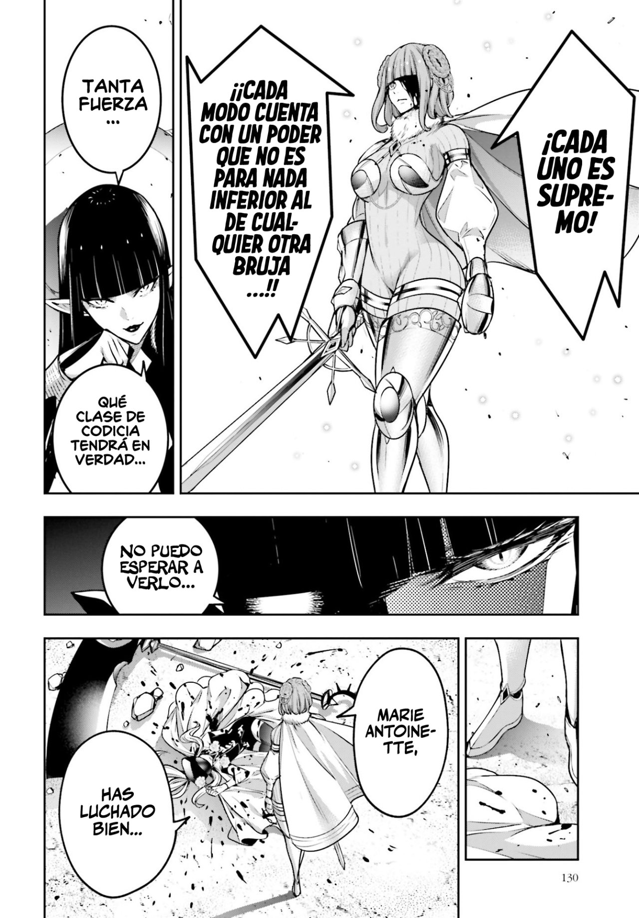 Majo Taisen - The War of Greedy Witches Capitulo 24: La magia de la reina página 35