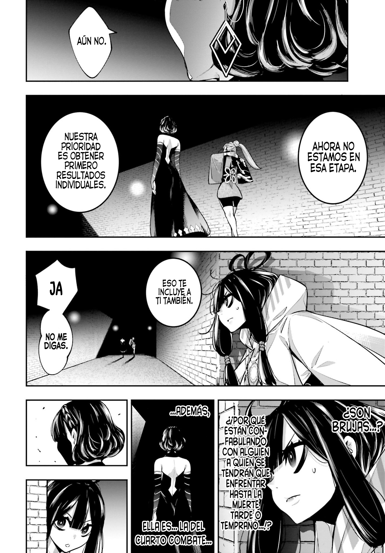 Majo Taisen - The War of Greedy Witches Capitulo 26: LAS MENTES MÁS GRANDES DE LA HISTORIA página 11
