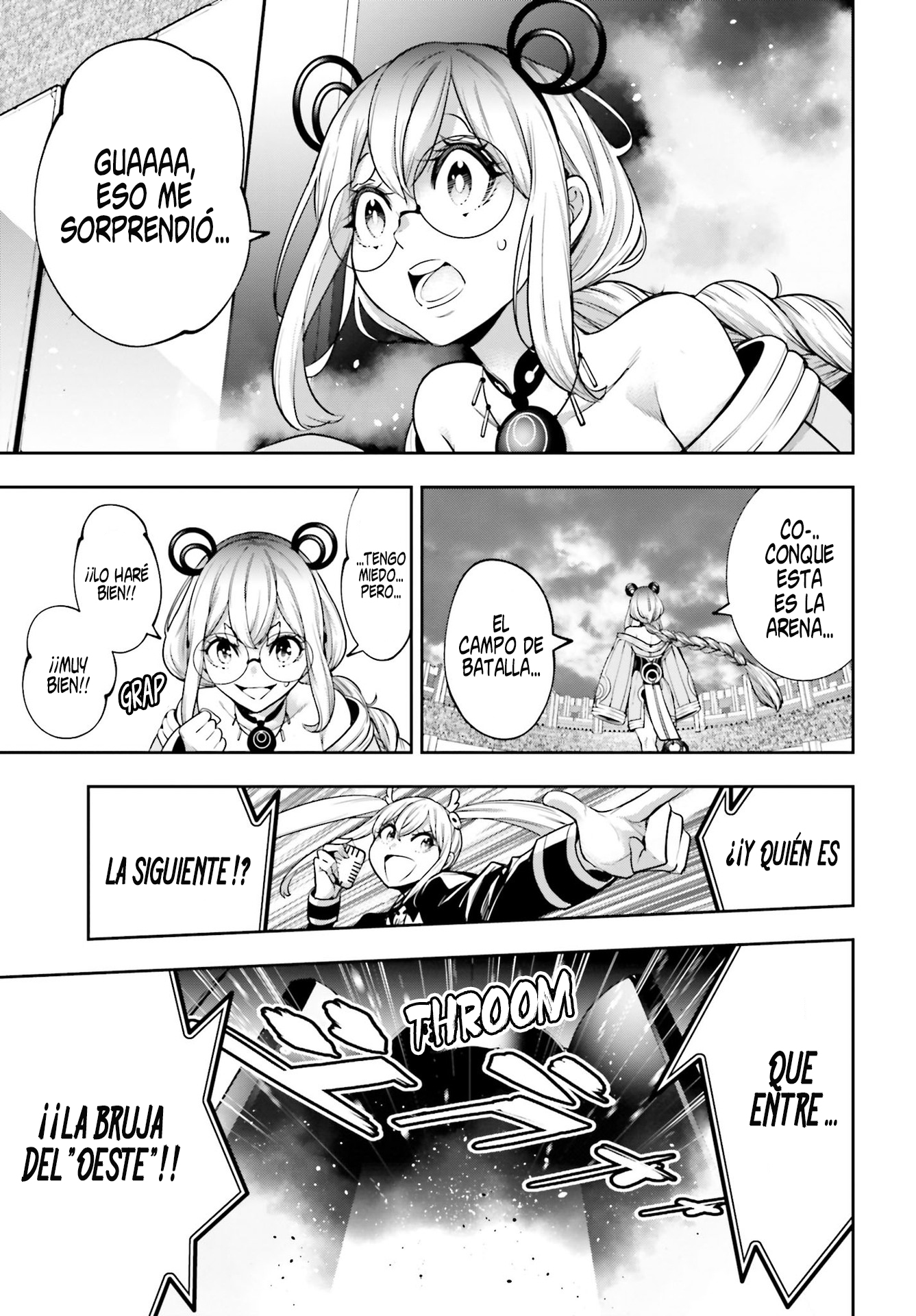 Majo Taisen - The War of Greedy Witches Capitulo 26: LAS MENTES MÁS GRANDES DE LA HISTORIA página 34