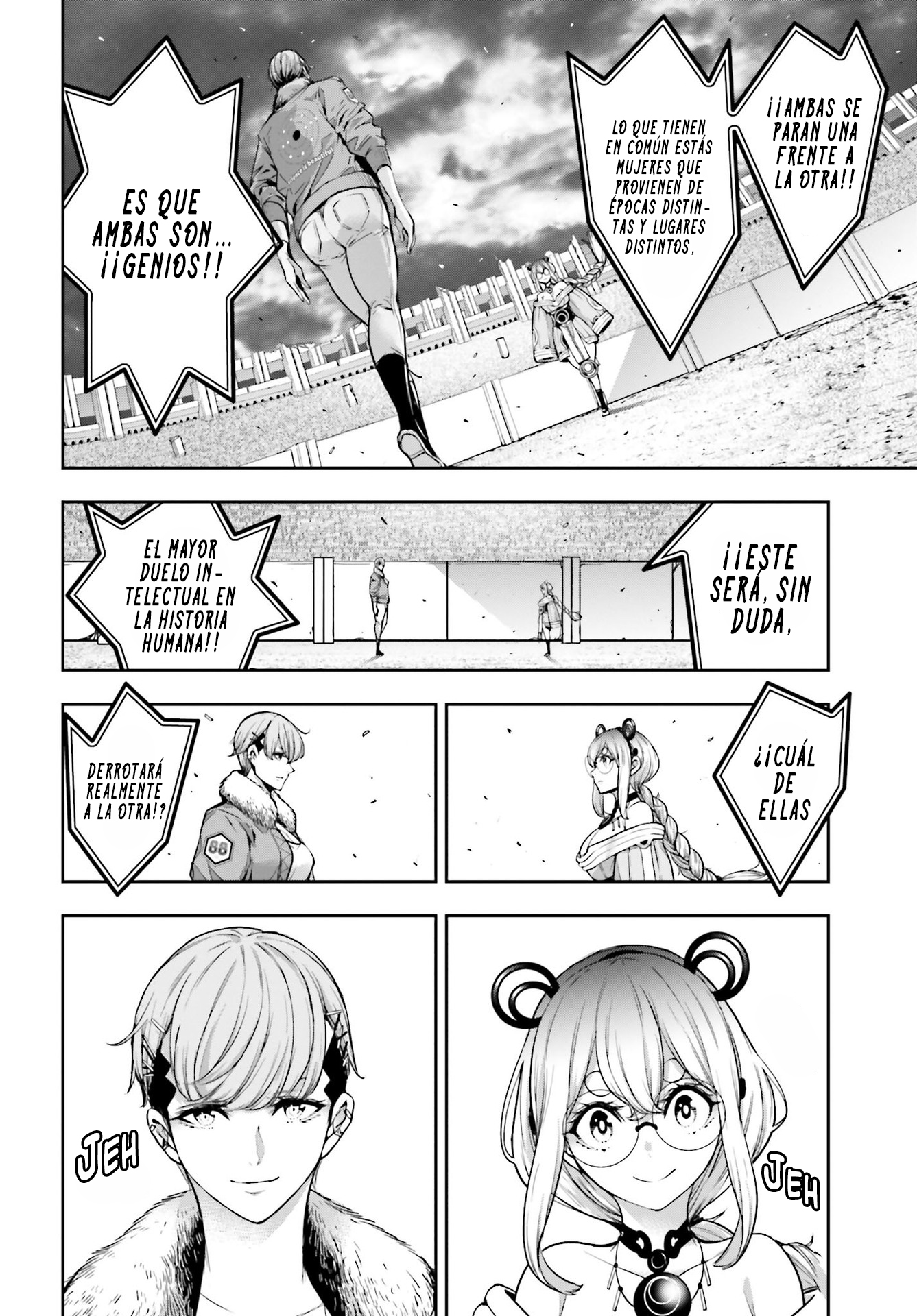 Majo Taisen - The War of Greedy Witches Capitulo 26: LAS MENTES MÁS GRANDES DE LA HISTORIA página 41