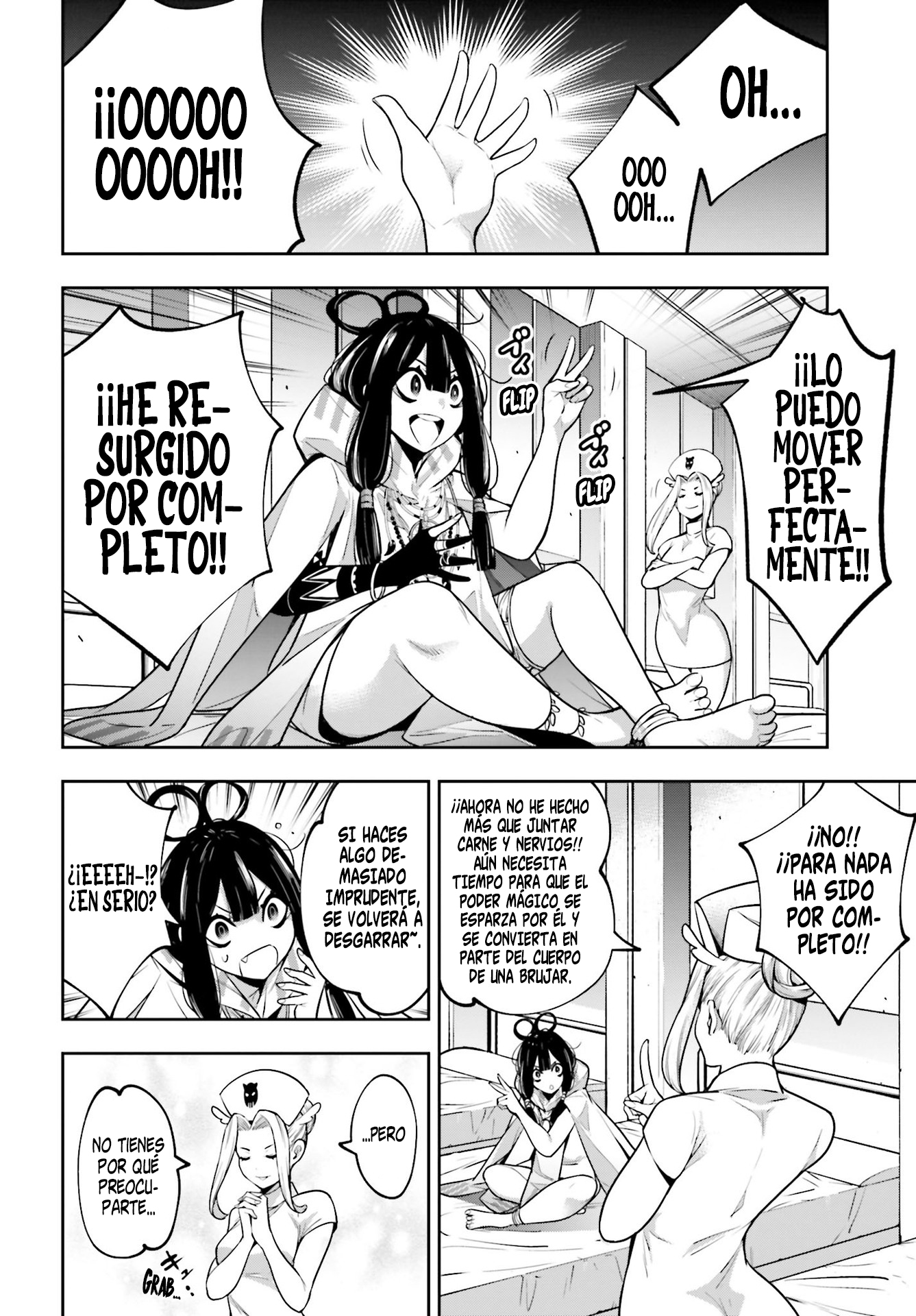 Majo Taisen - The War of Greedy Witches Capitulo 26: LAS MENTES MÁS GRANDES DE LA HISTORIA página 9