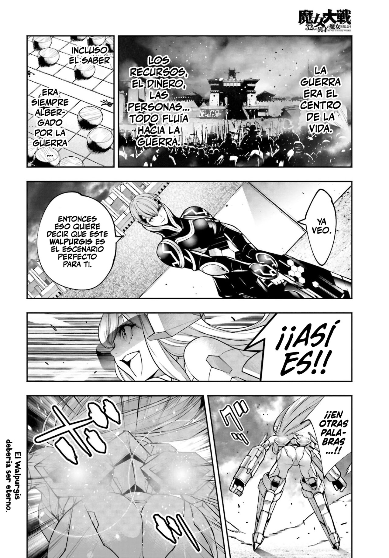 Majo Taisen - The War of Greedy Witches Capitulo 27: EL PODER DEL "CONOCIMIENTO" página 19