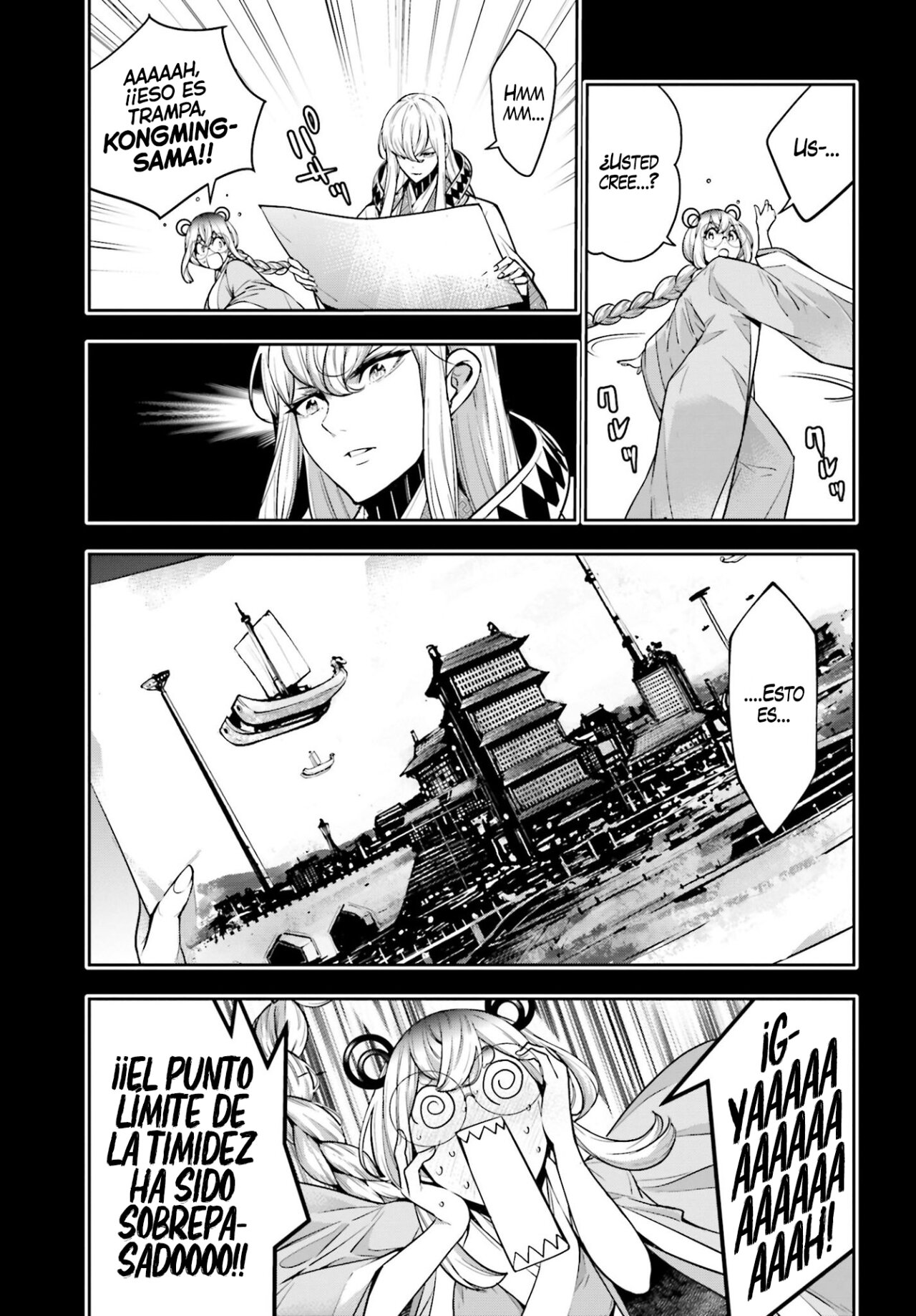Majo Taisen - The War of Greedy Witches Capitulo 28: LA SABIDURÍA DE HUANG YUEYING página 9
