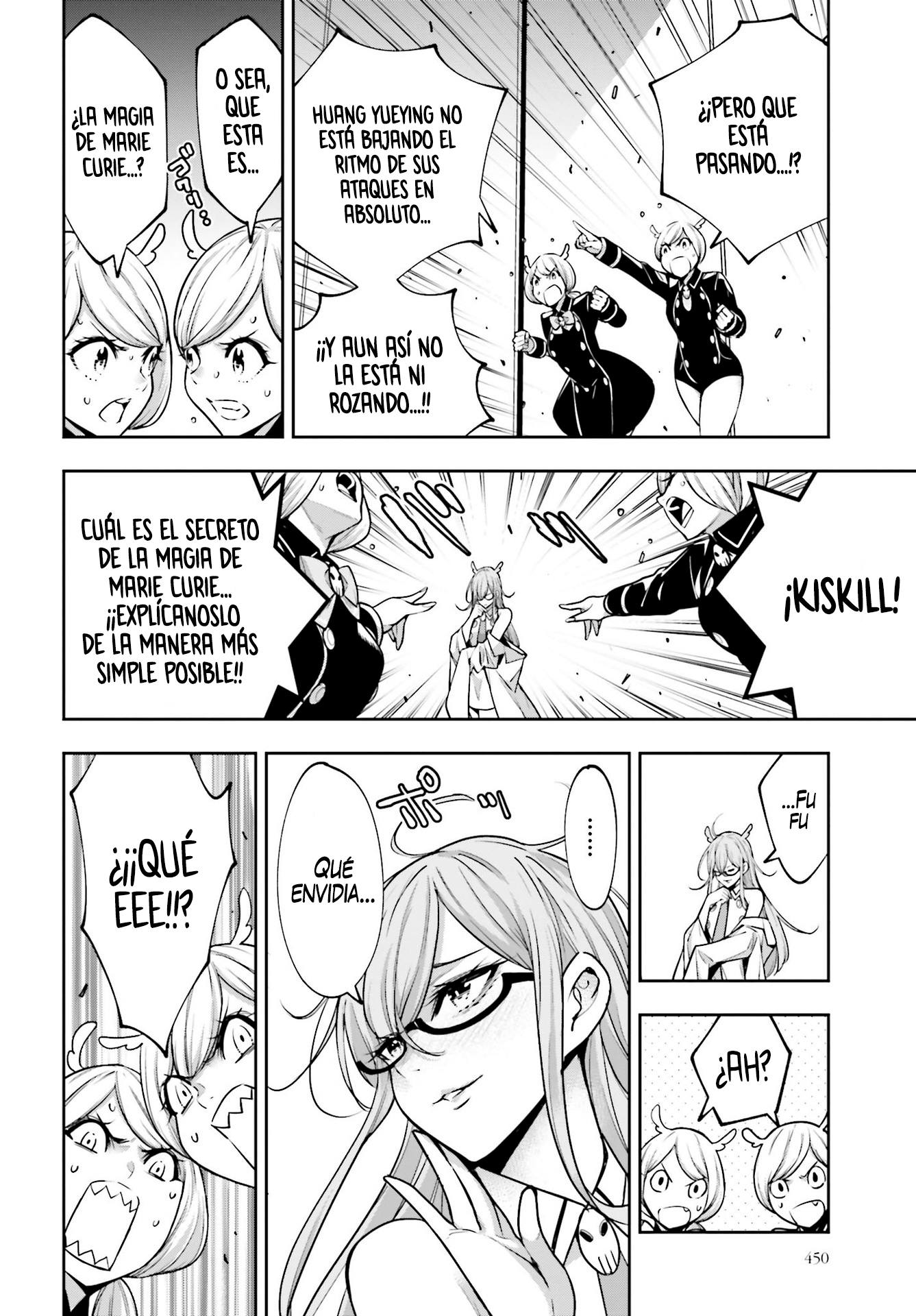 Majo Taisen - The War of Greedy Witches Capitulo 29: "POSIBILIDAD Y VERDAD" página 16