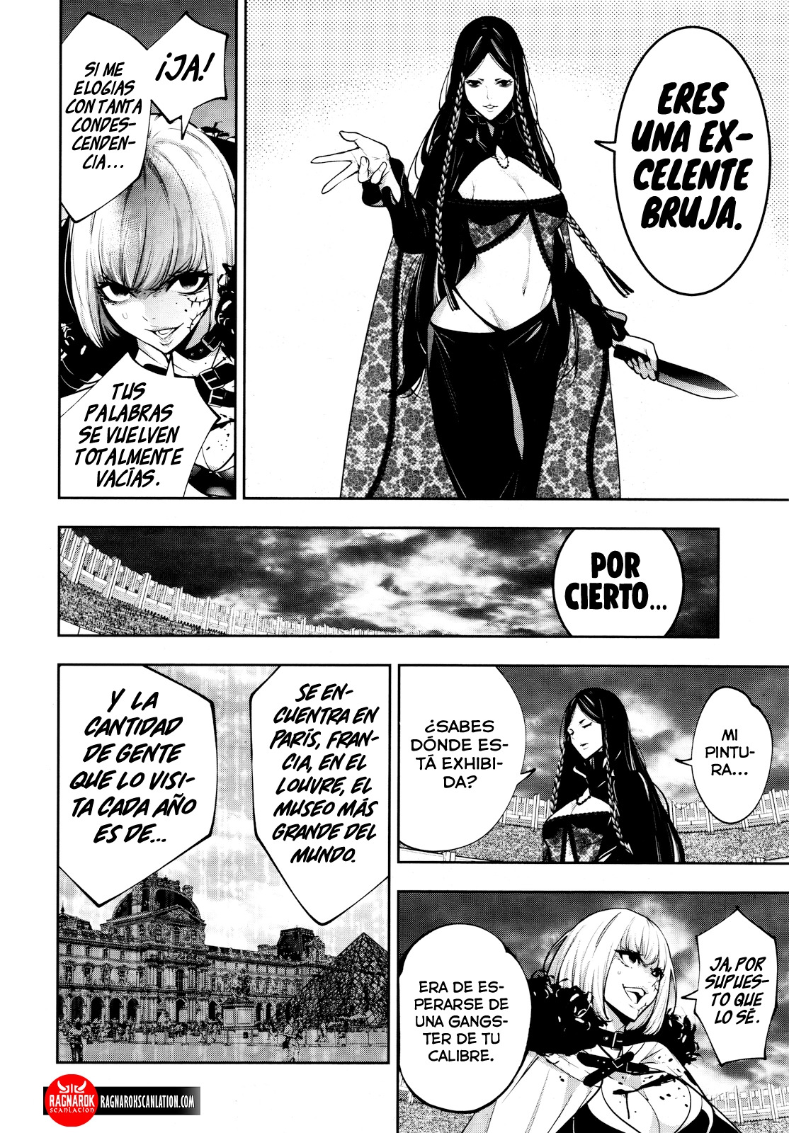Majo Taisen - The War of Greedy Witches Capitulo 39: ROSTRO VERDADERO página 8