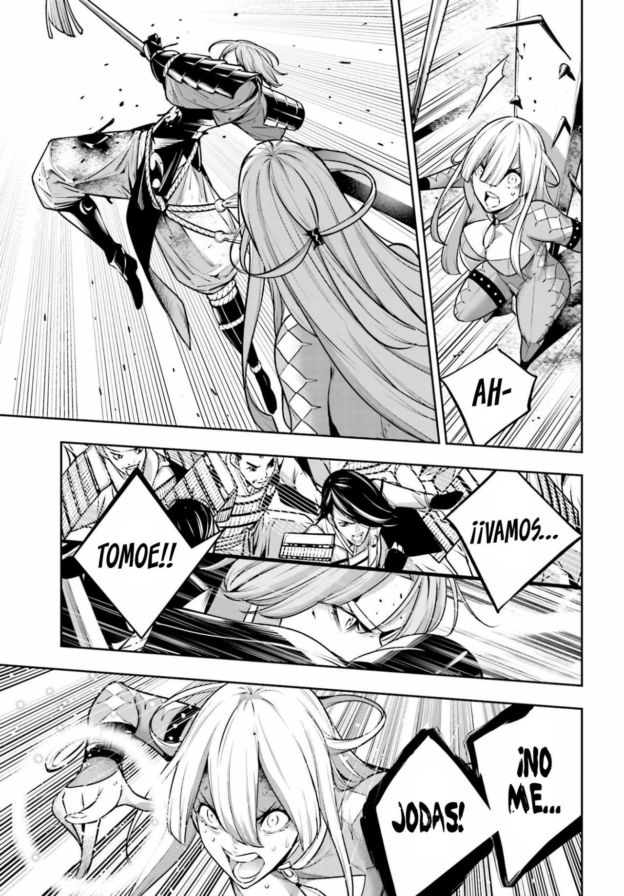 Majo Taisen - The War of Greedy Witches Capitulo 4: La Formación De La Flor De Un Samurái página 14