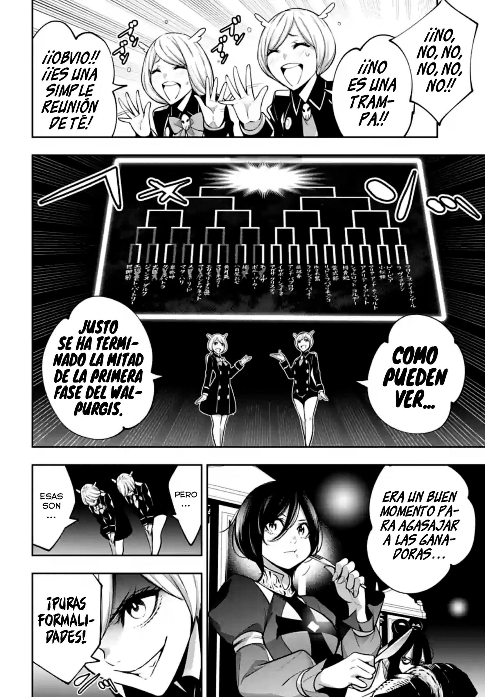 Majo Taisen - The War of Greedy Witches Capitulo 43: La fiesta del té de las brujas página 17