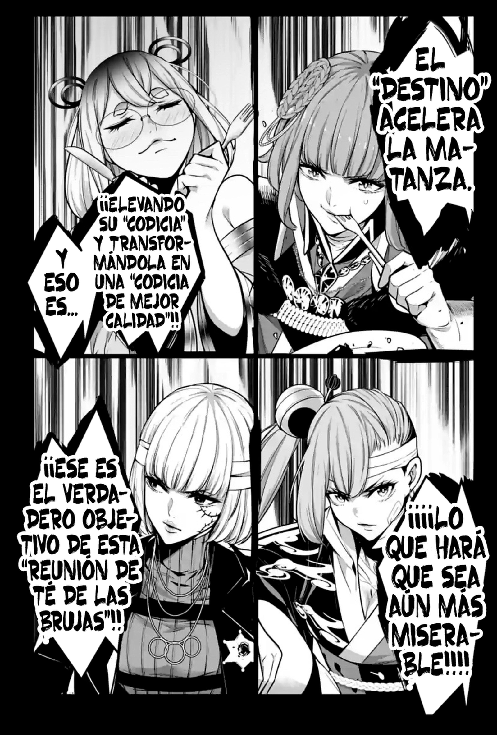 Majo Taisen - The War of Greedy Witches Capitulo 43: La fiesta del té de las brujas página 19