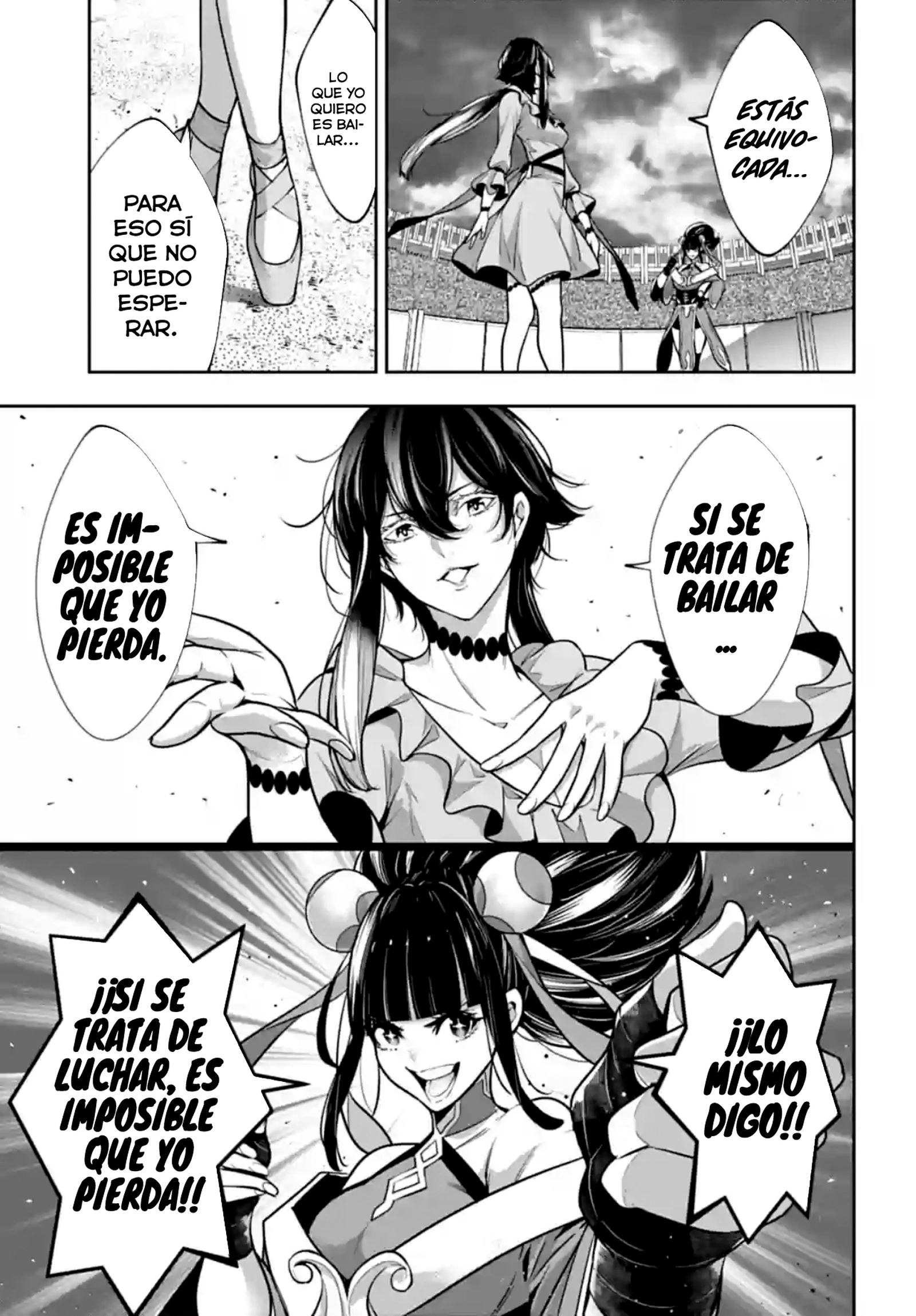 Majo Taisen - The War of Greedy Witches Capitulo 45: "Artes marciales" y "Danza" página 11