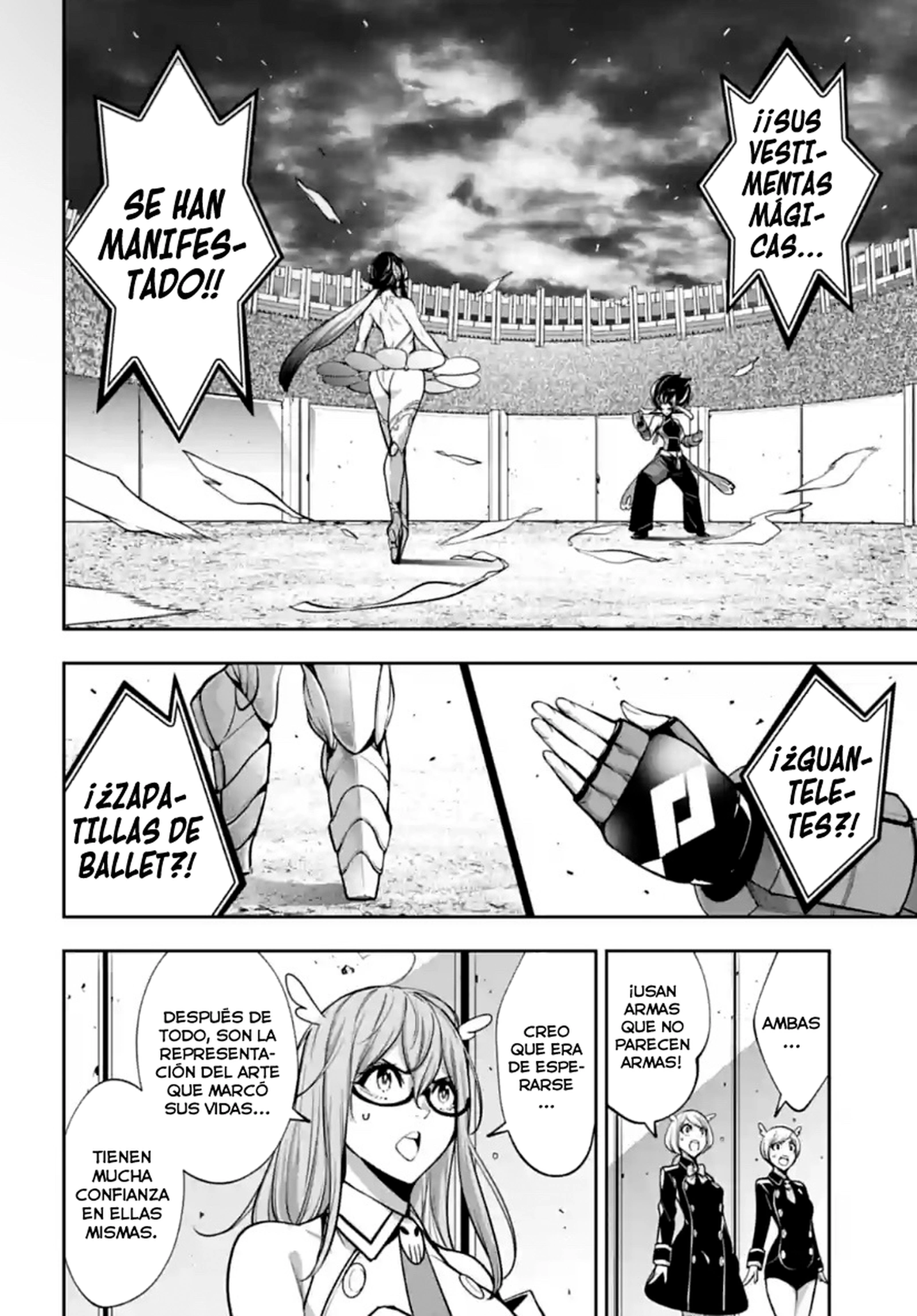 Majo Taisen - The War of Greedy Witches Capitulo 45: "Artes marciales" y "Danza" página 16