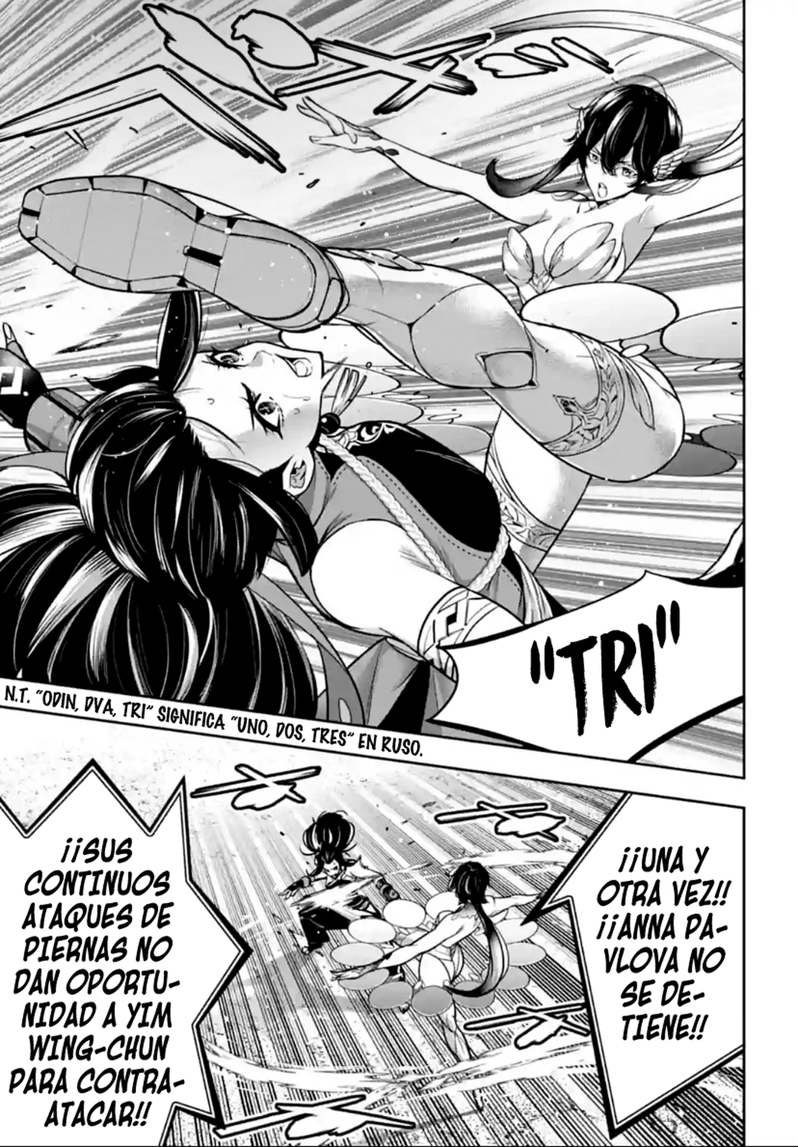 Majo Taisen - The War of Greedy Witches Capitulo 45: "Artes marciales" y "Danza" página 21