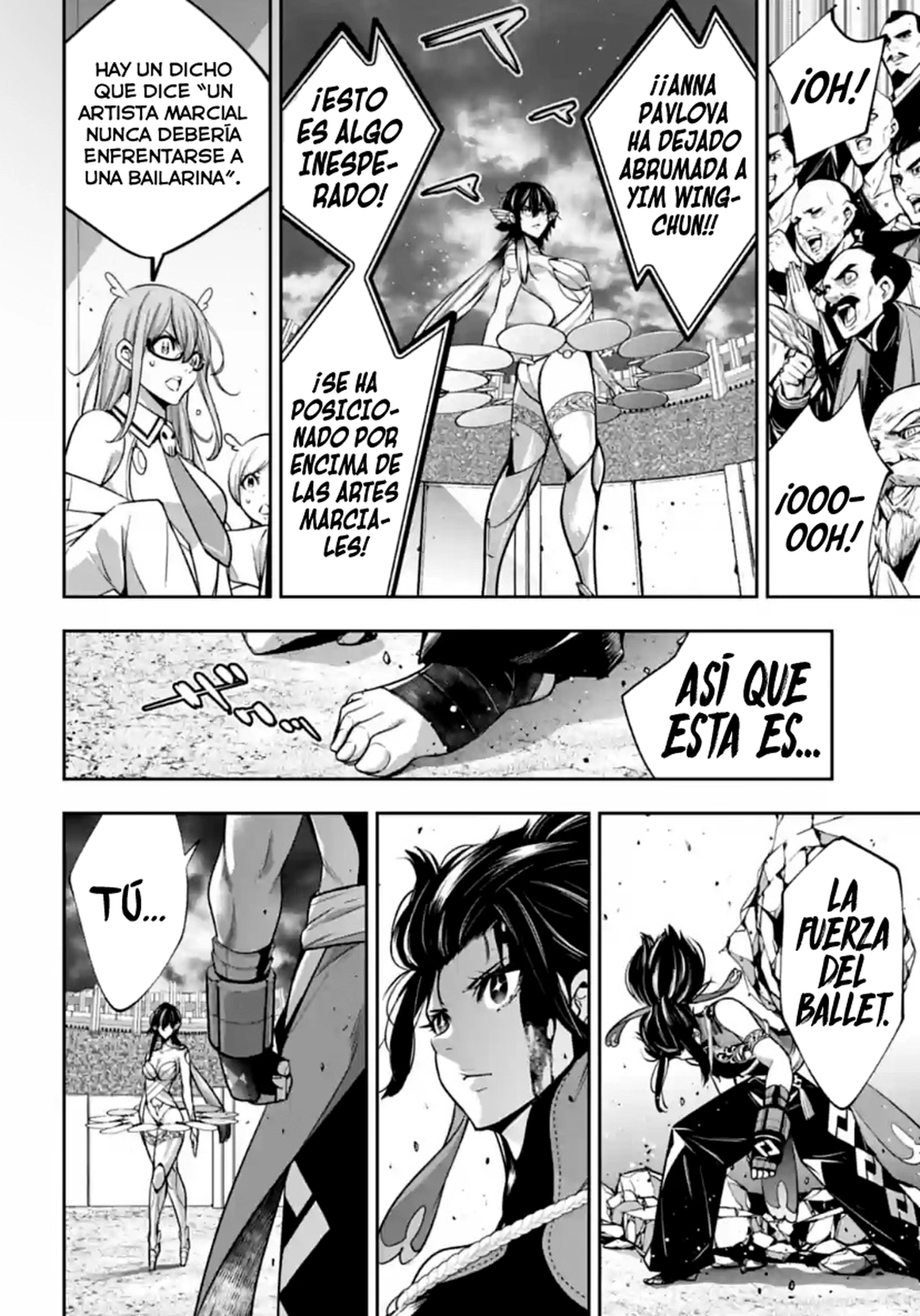 Majo Taisen - The War of Greedy Witches Capitulo 45: "Artes marciales" y "Danza" página 26