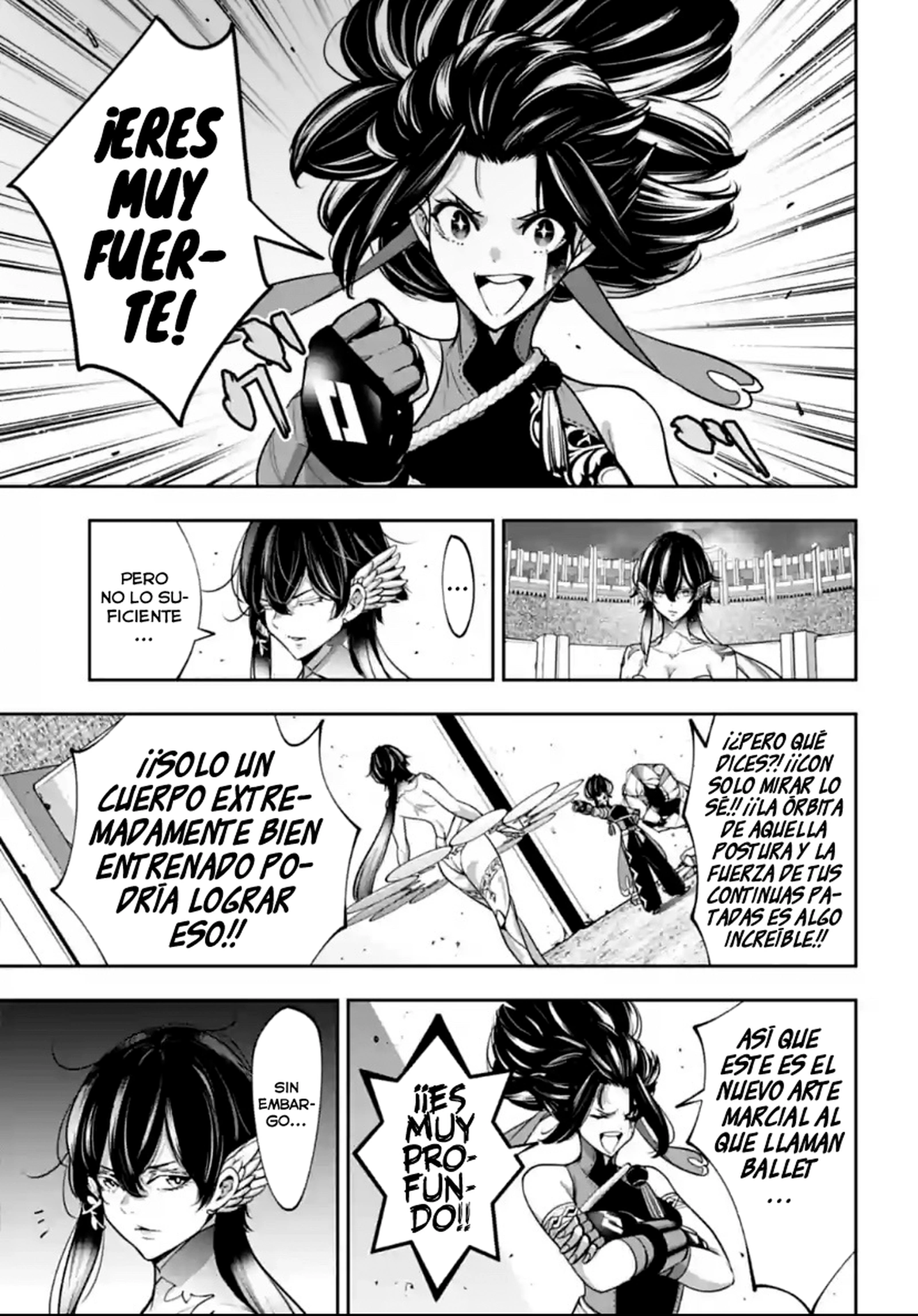 Majo Taisen - The War of Greedy Witches Capitulo 45: "Artes marciales" y "Danza" página 27