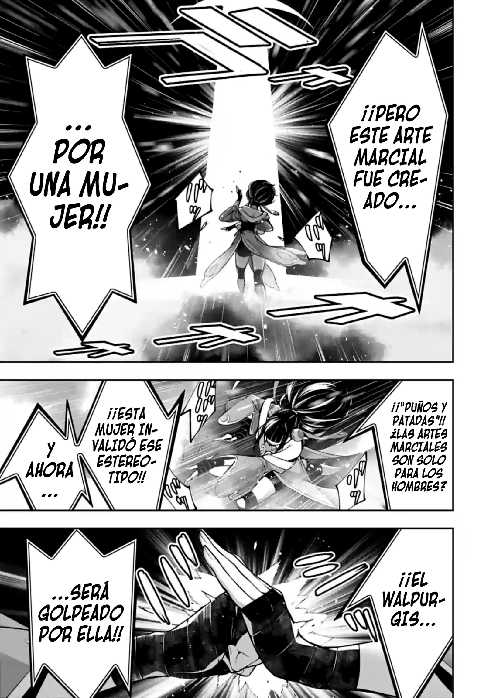 Majo Taisen - The War of Greedy Witches Capitulo 45: "Artes marciales" y "Danza" página 3