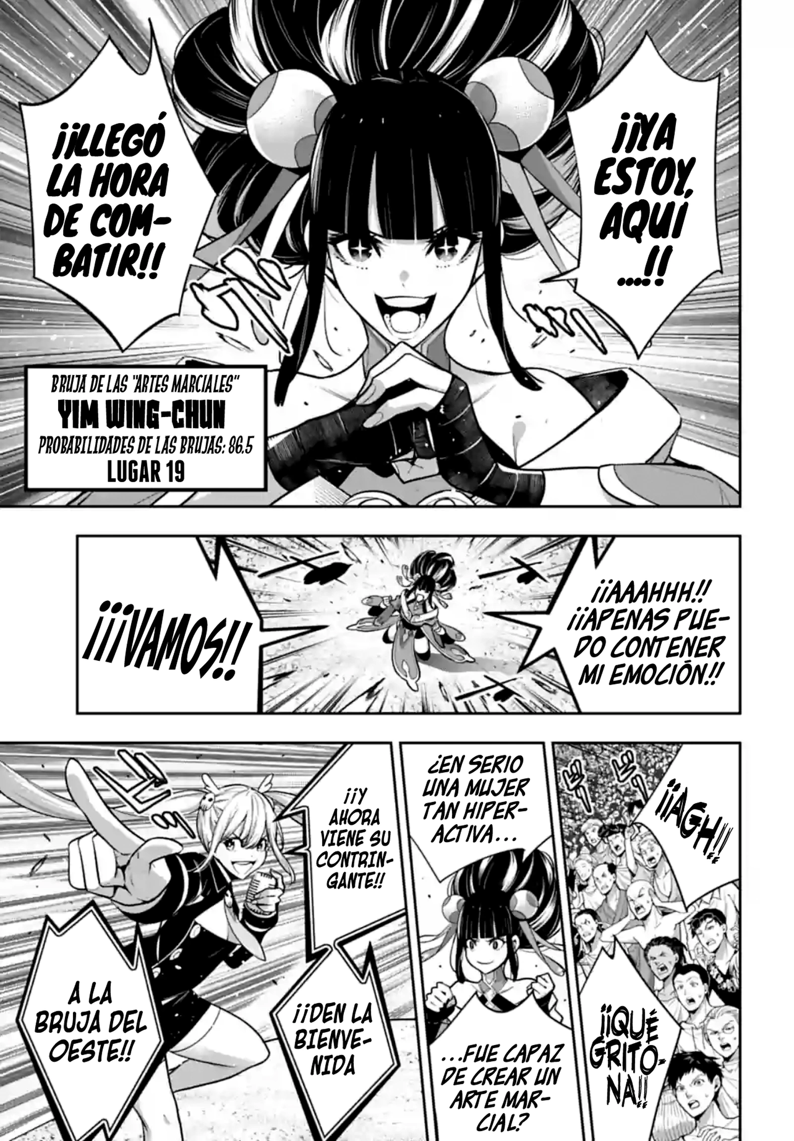 Majo Taisen - The War of Greedy Witches Capitulo 45: "Artes marciales" y "Danza" página 5