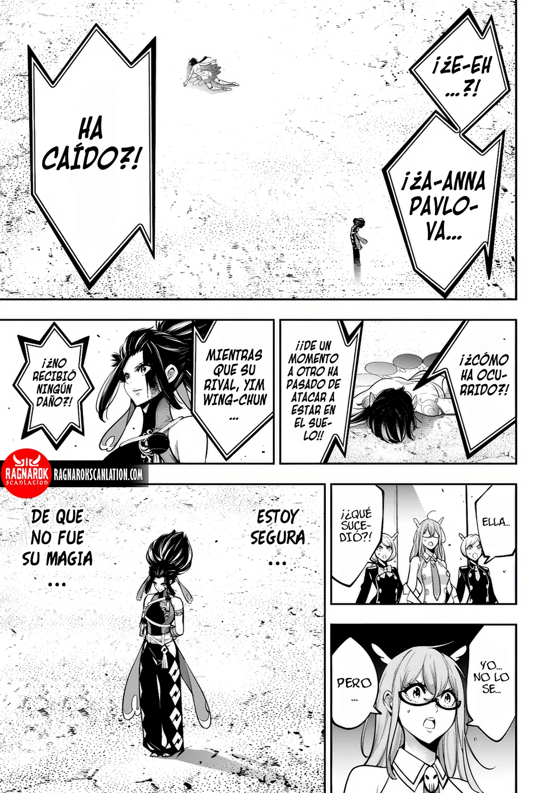 Majo Taisen - The War of Greedy Witches Capitulo 46: El estilo que combina ataque y defensa página 13